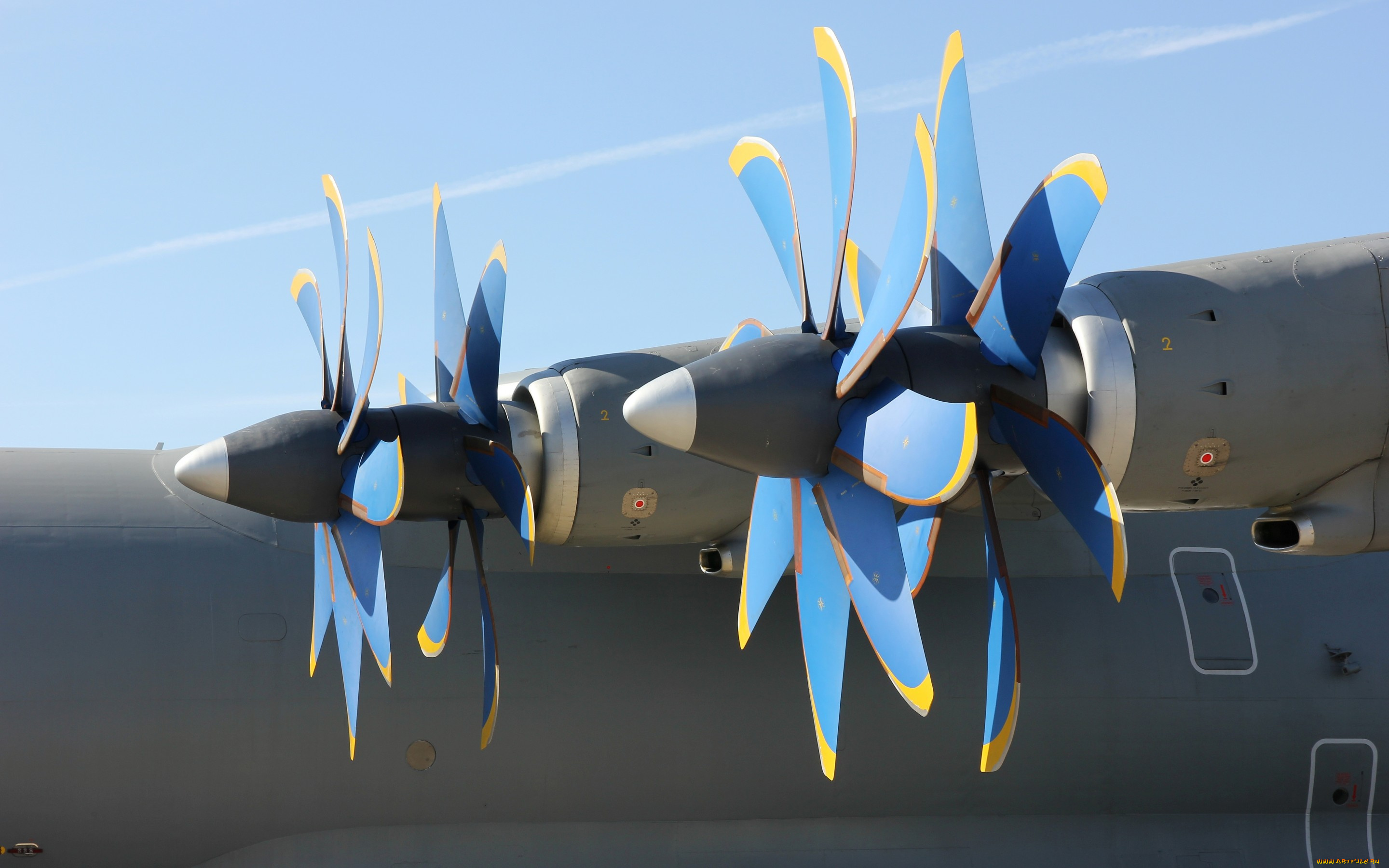 авиация, авиационный, пейзаж, креатив, винт