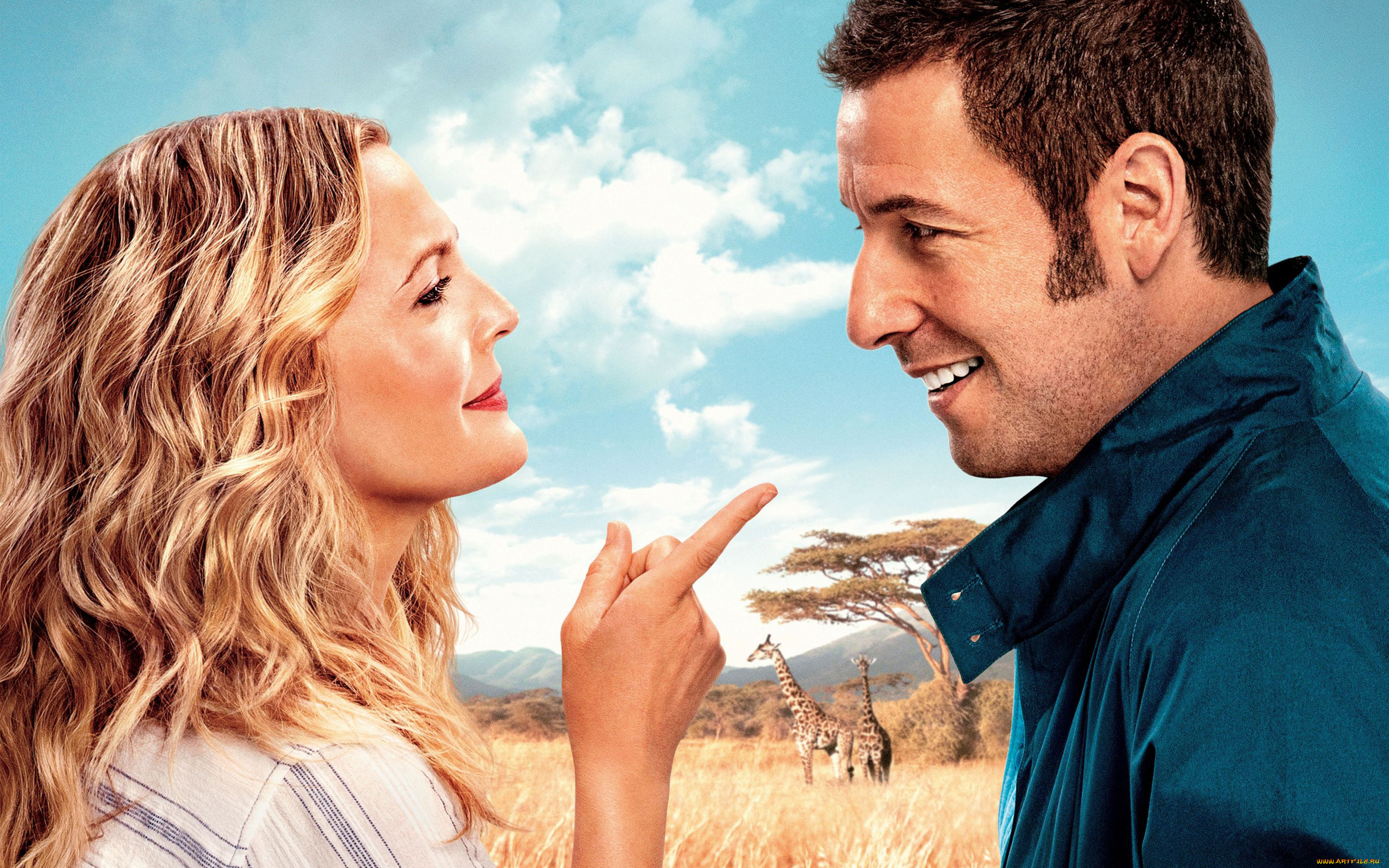 смешанные, кино, фильмы, blended, adam, sandler, drew, barrymore
