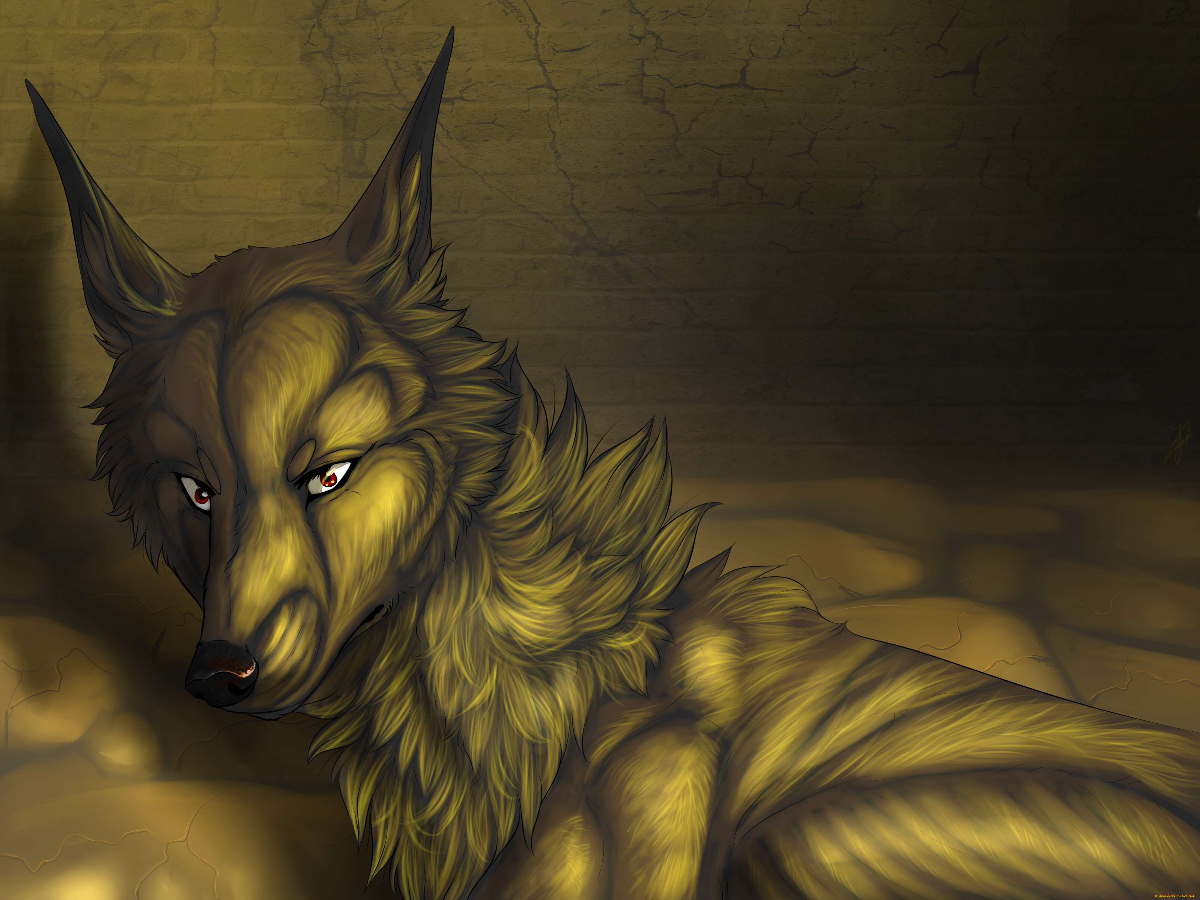 рисованные, животные, , сказочные, , мифические, собака