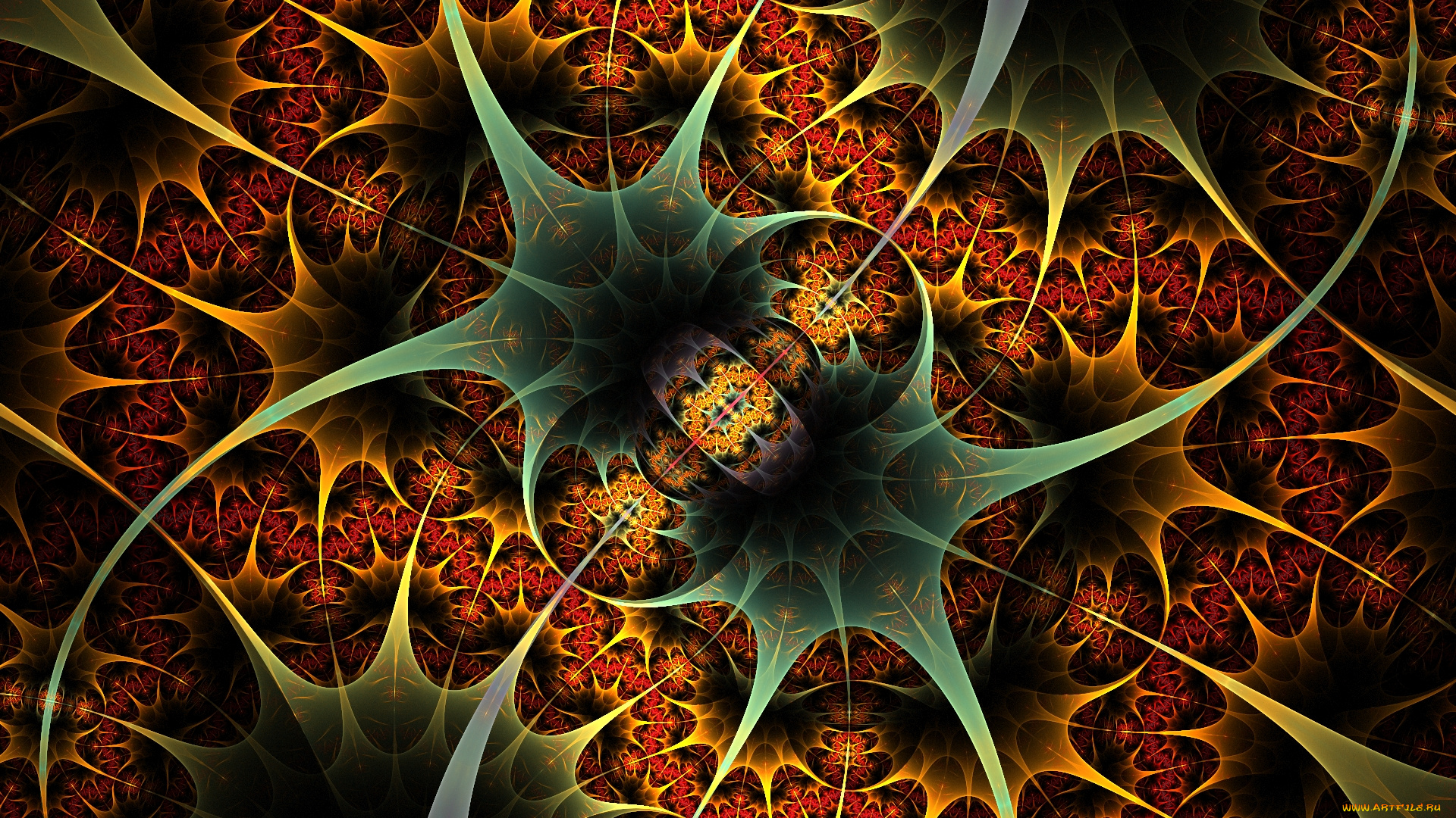 3д, графика, фантазия, , fantasy, цвета, фон, узор