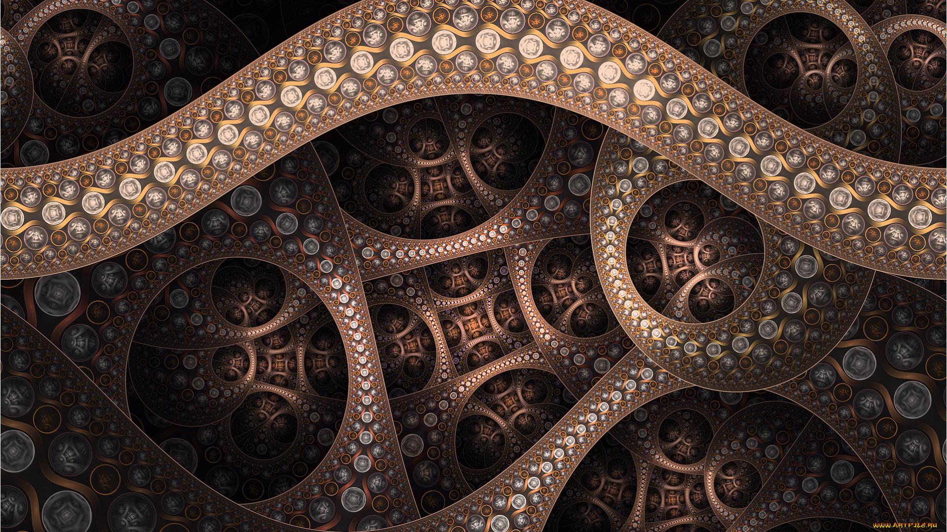 3д, графика, фракталы, , fractal, фон, узор, цвета