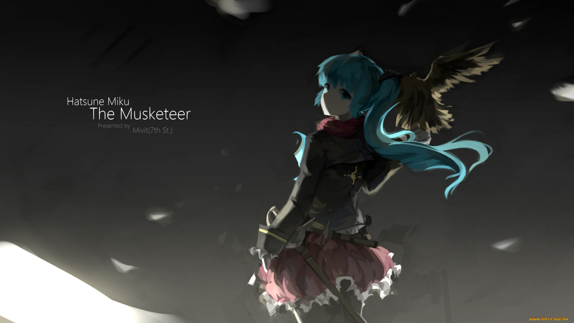 аниме, vocaloid, девушка, арт, miyisti, c, hatsune, miku