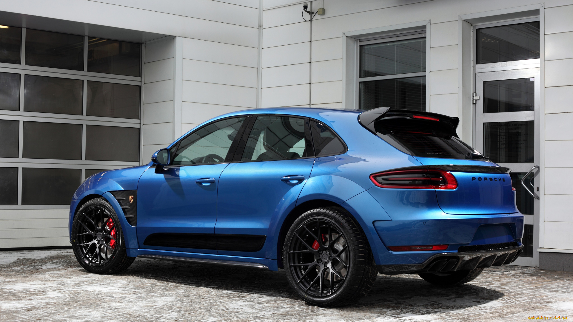 автомобили, porsche, синий, 2014г, macan, topcar, 95b, ursa