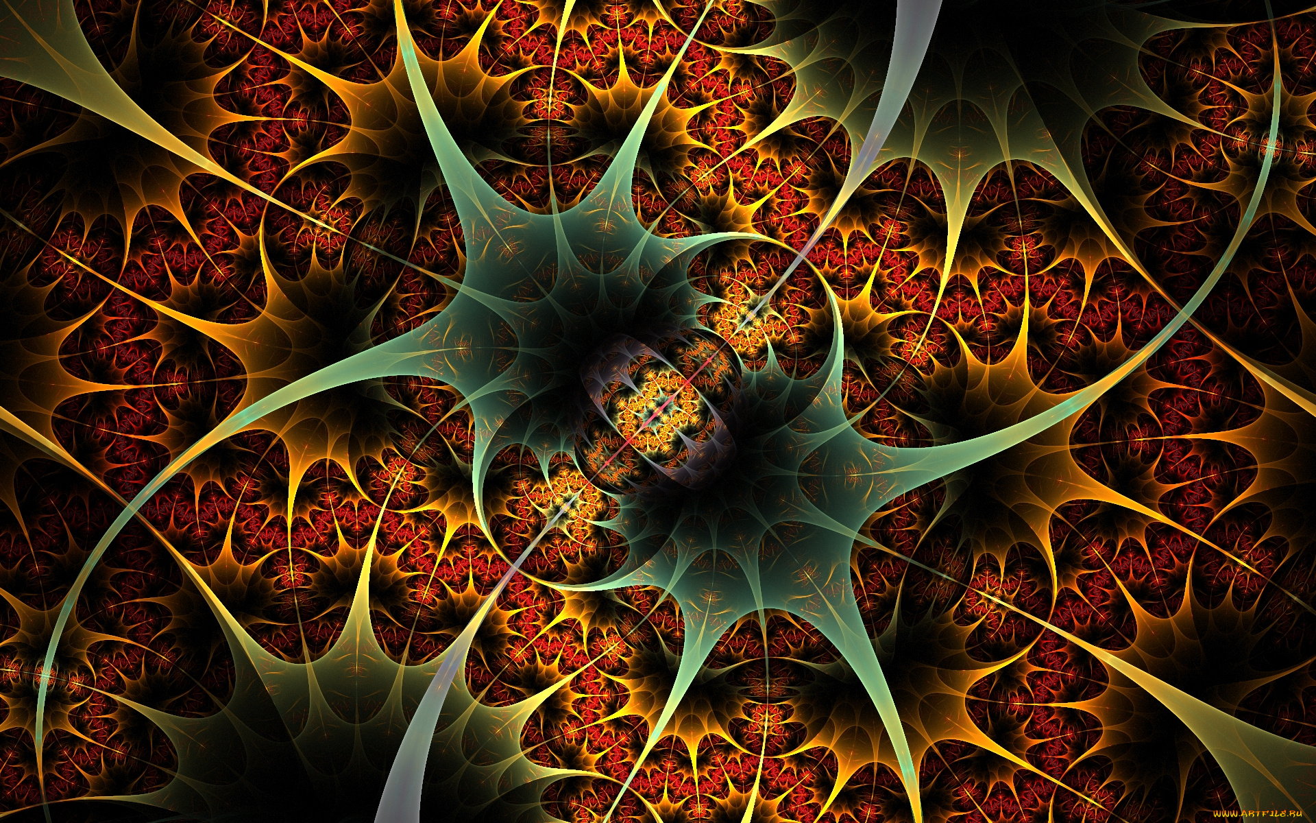 3д, графика, фантазия, , fantasy, цвета, фон, узор