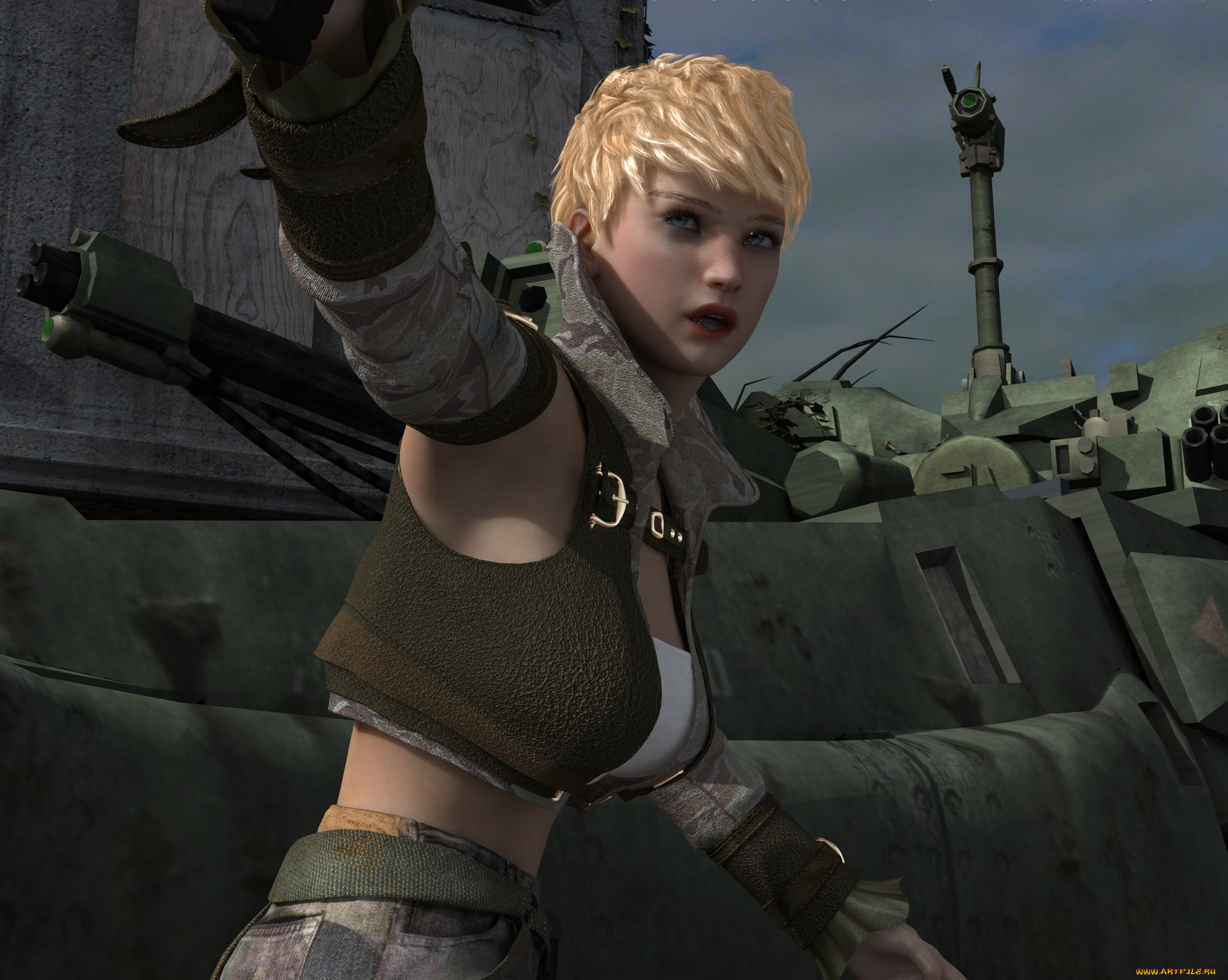 3д, графика, люди, , people, девушка, взгляд, фон, блондинка