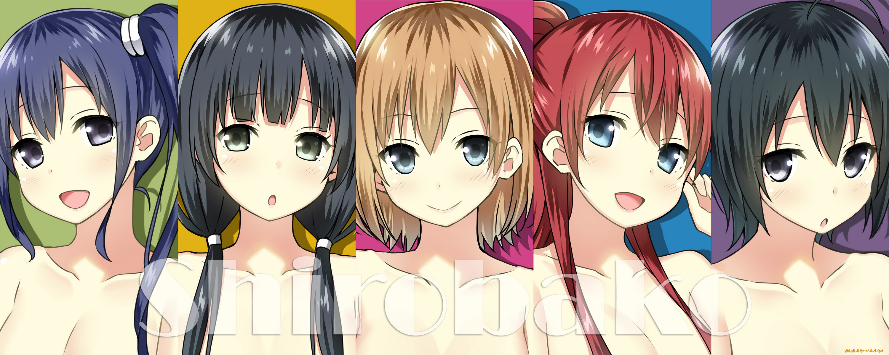 аниме, unknown, , другое, девушки, freedom, sky, yasuhara, ema, toudou, misa, взгляд, портрет, sakaki, shizuka, miyamori, aoi, imai, midori, shirobako