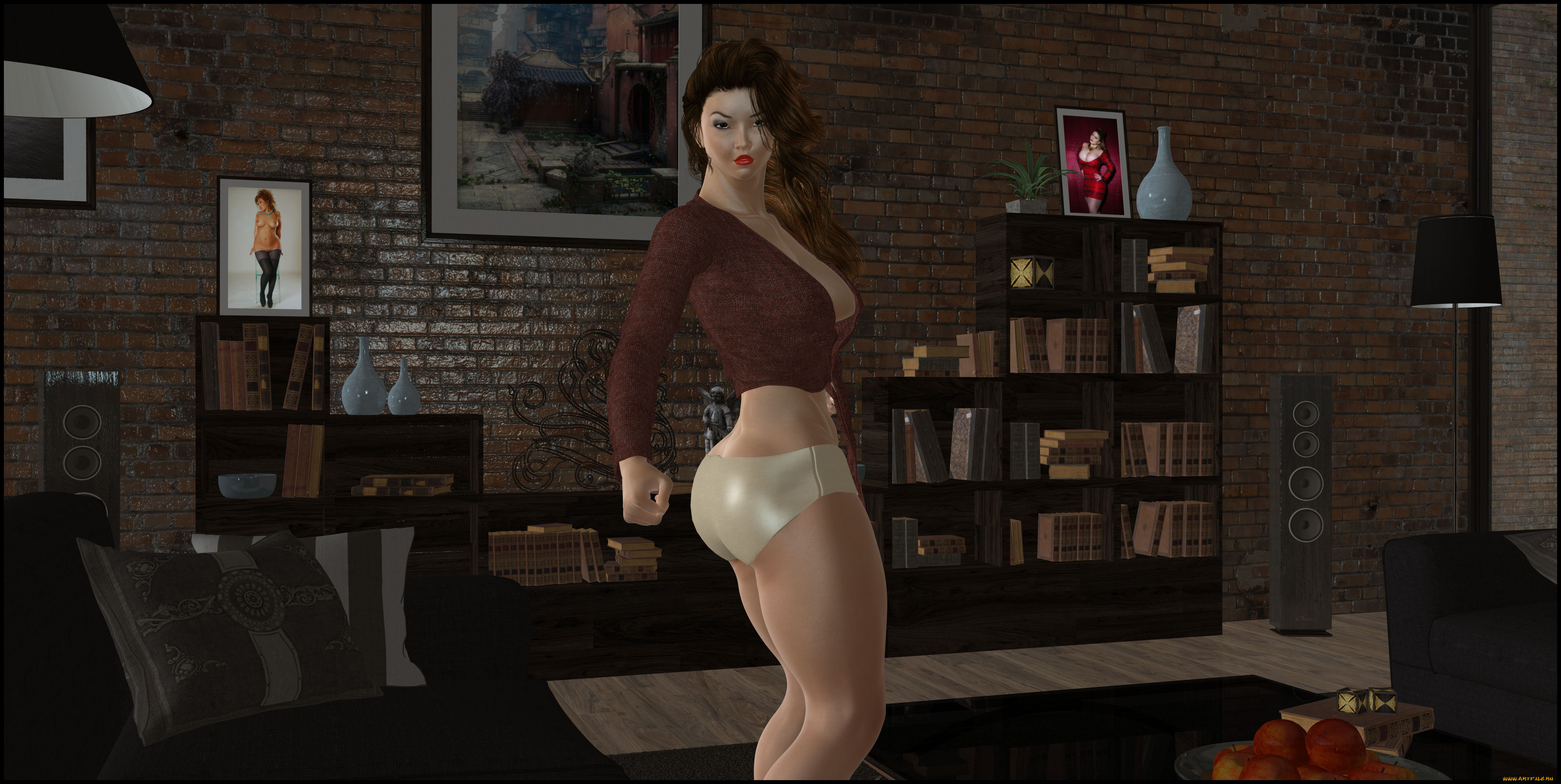 3д, графика, люди, , people, фон, взгляд, девушка