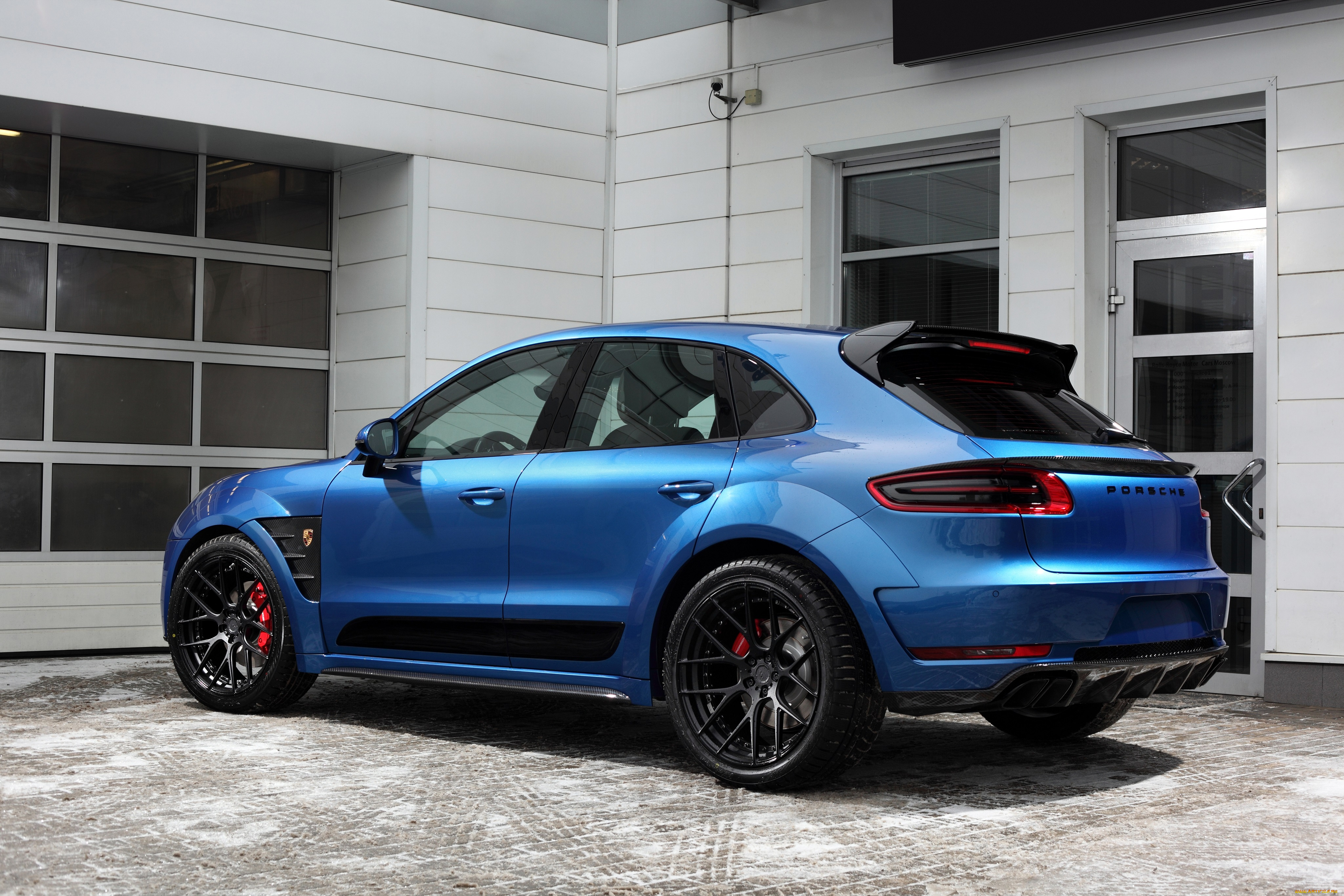 автомобили, porsche, синий, 2014г, macan, topcar, 95b, ursa
