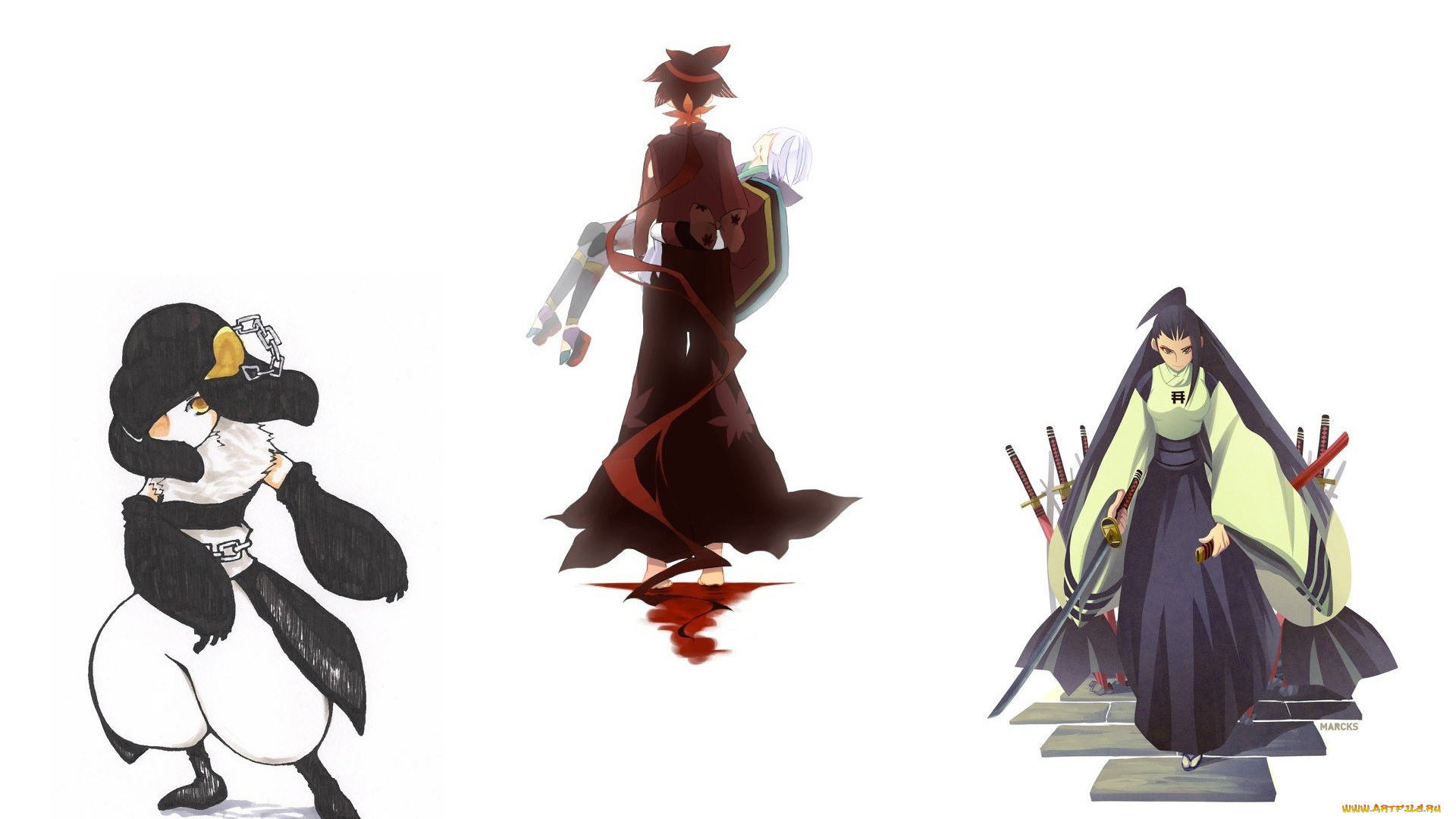 аниме, katanagatari, персонажи