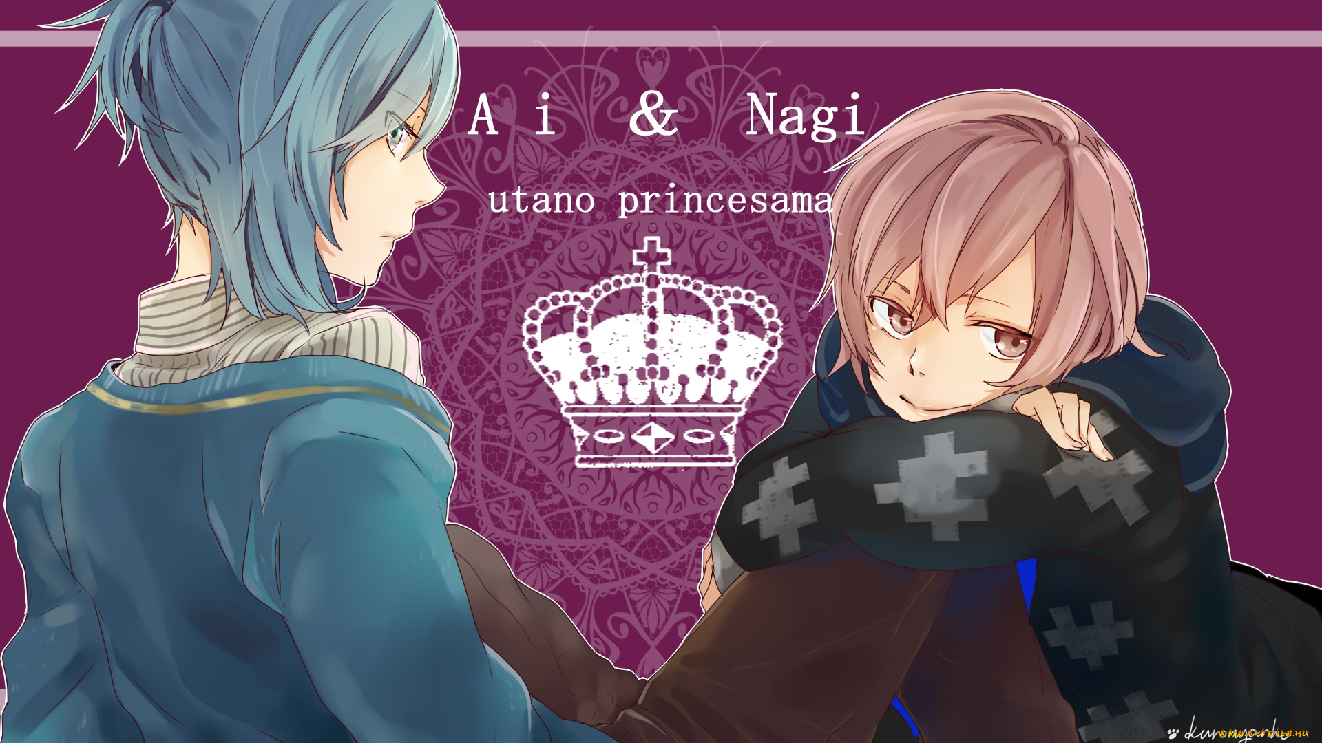 аниме, uta, no, prince-sama, парни