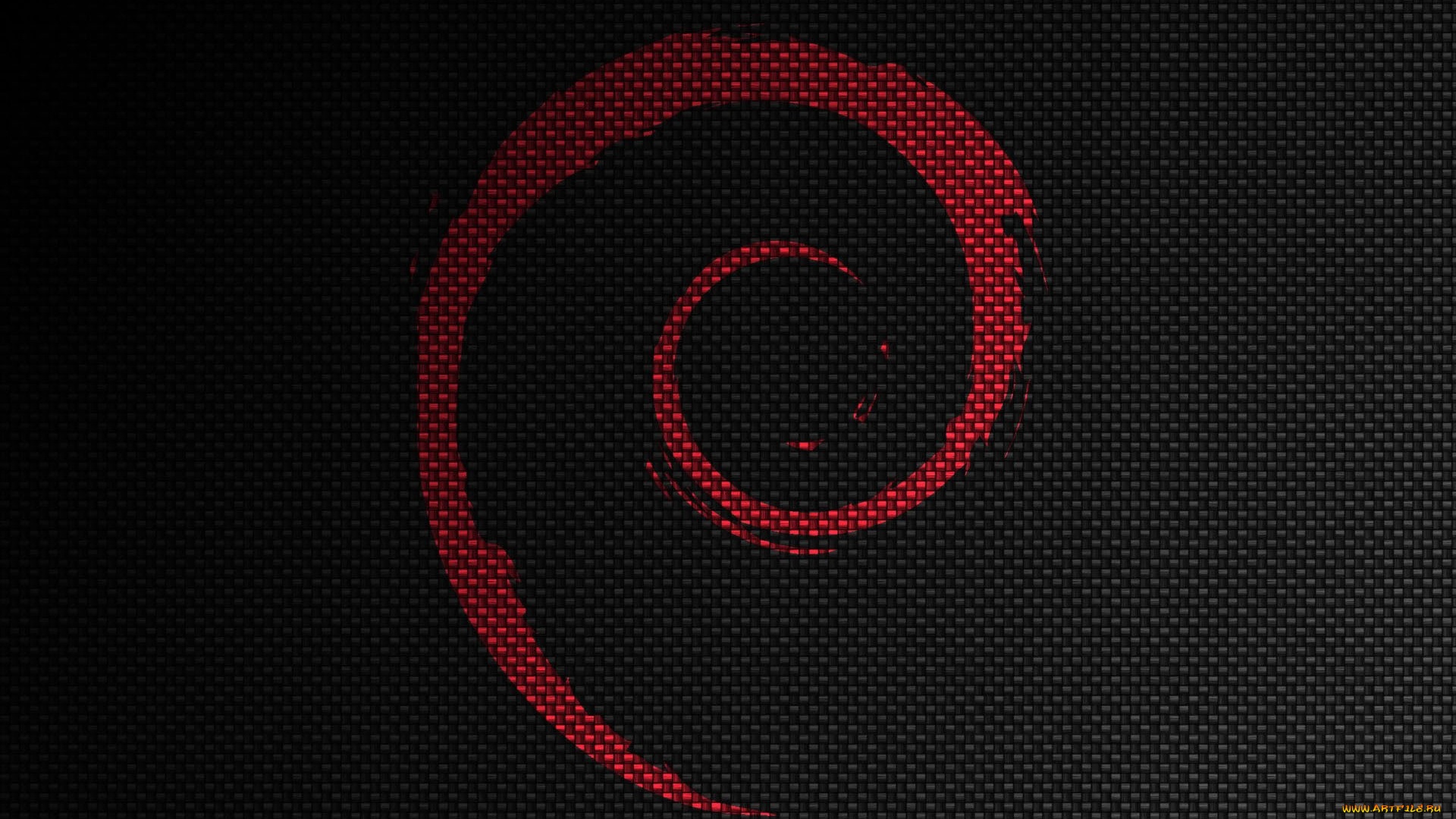 компьютеры, debian, фон, логотип