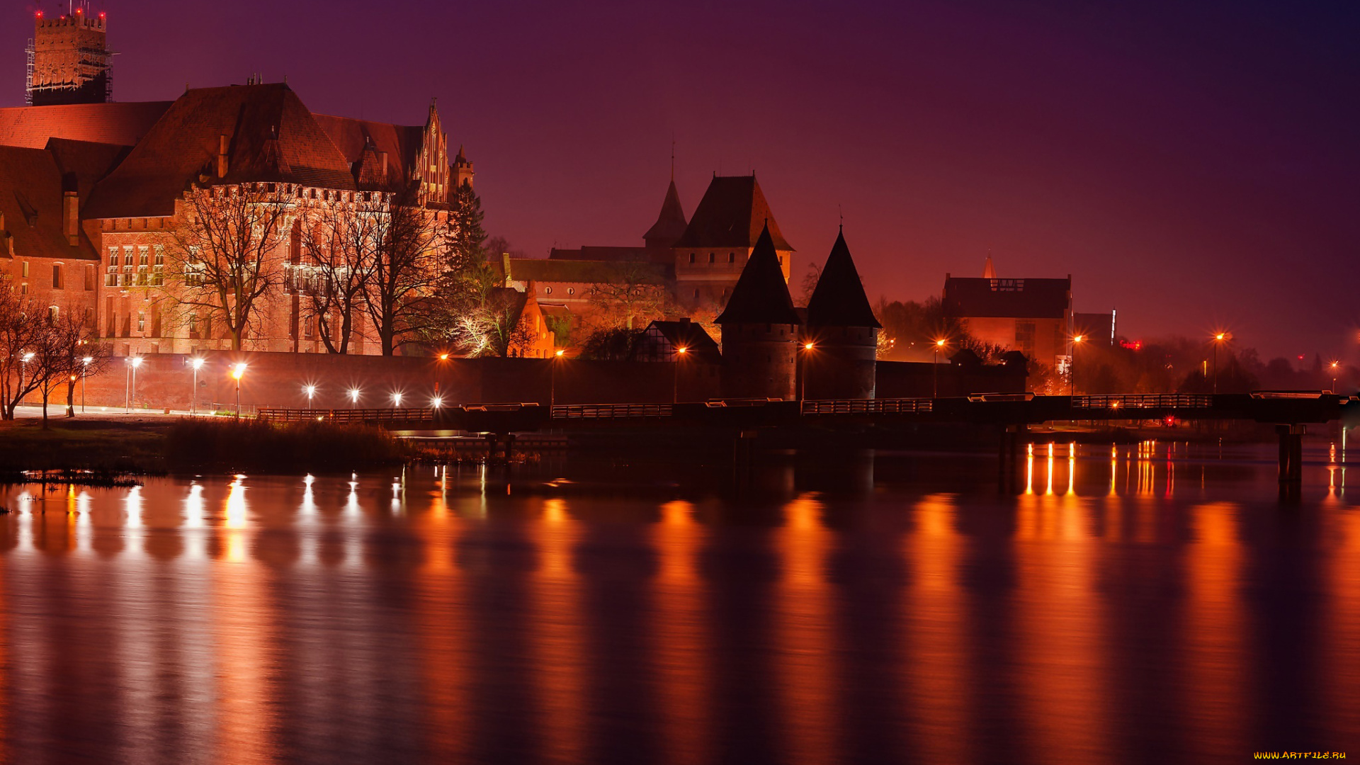 malbork, castle, города, замки, польши, malbork, castle