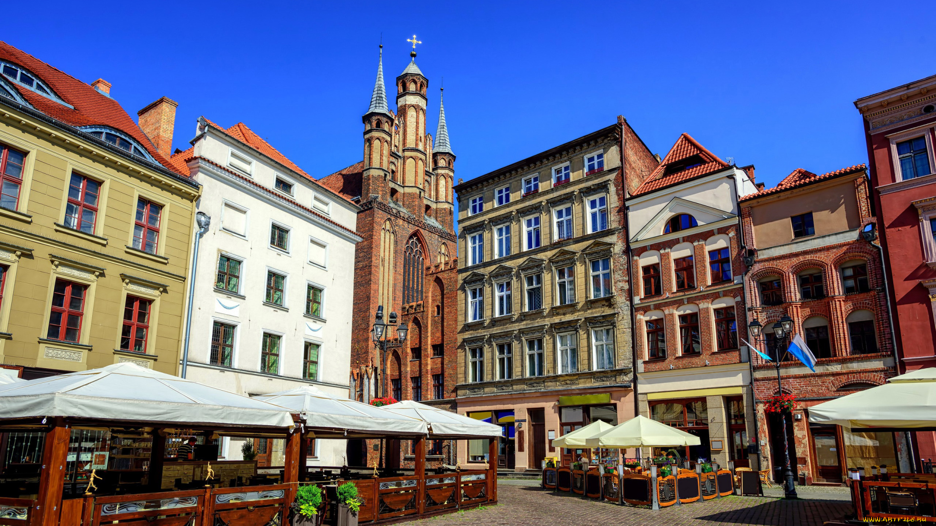 торунь, польша, города, -, улицы, , площади, , набережные, торунь, польша