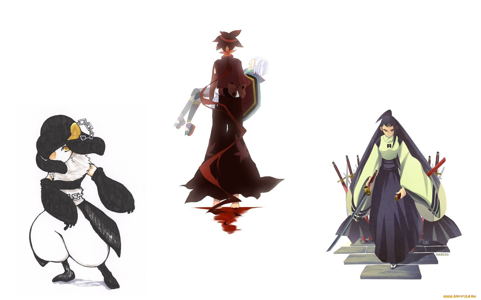 аниме, katanagatari, персонажи