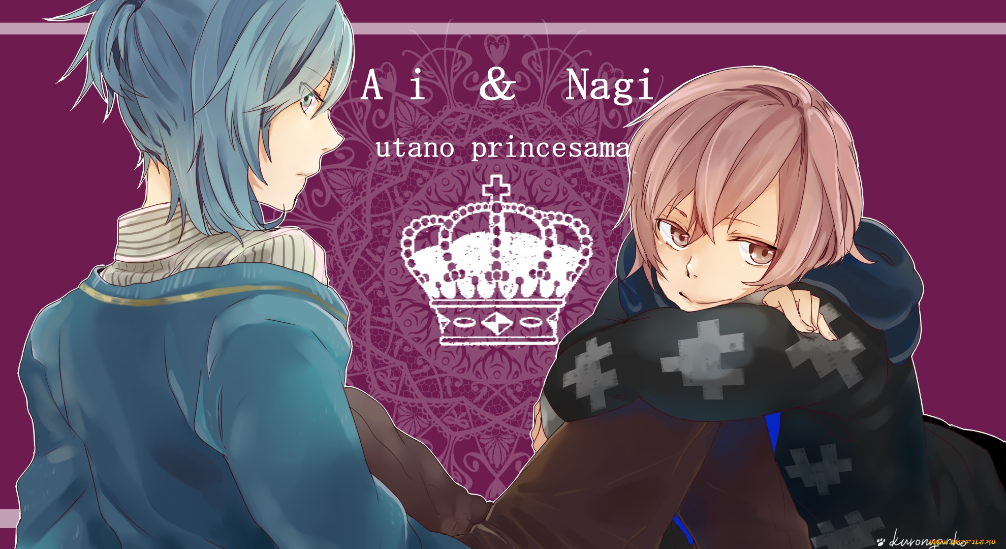 аниме, uta, no, prince-sama, парни