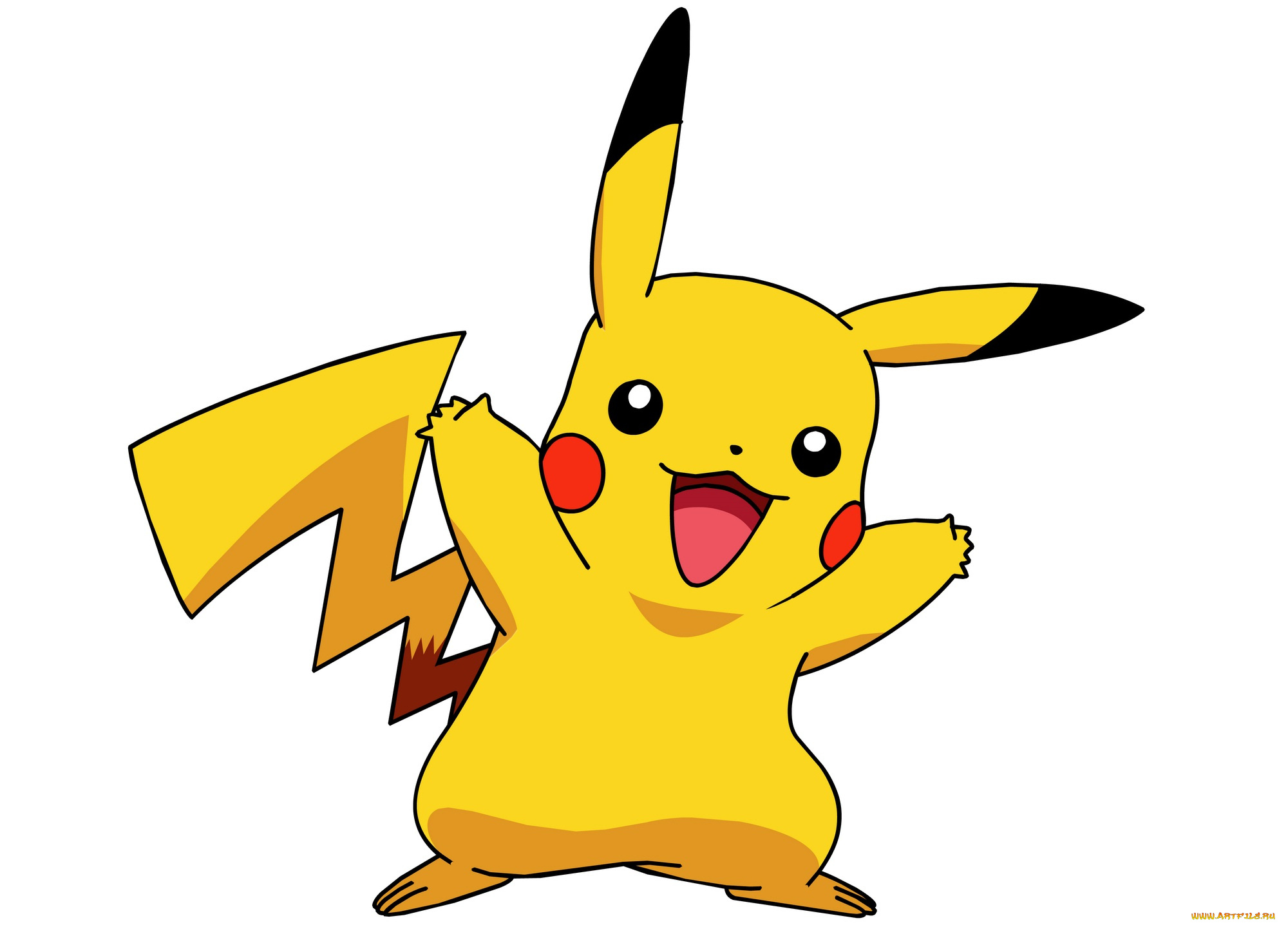 аниме, pokemon, пикачу