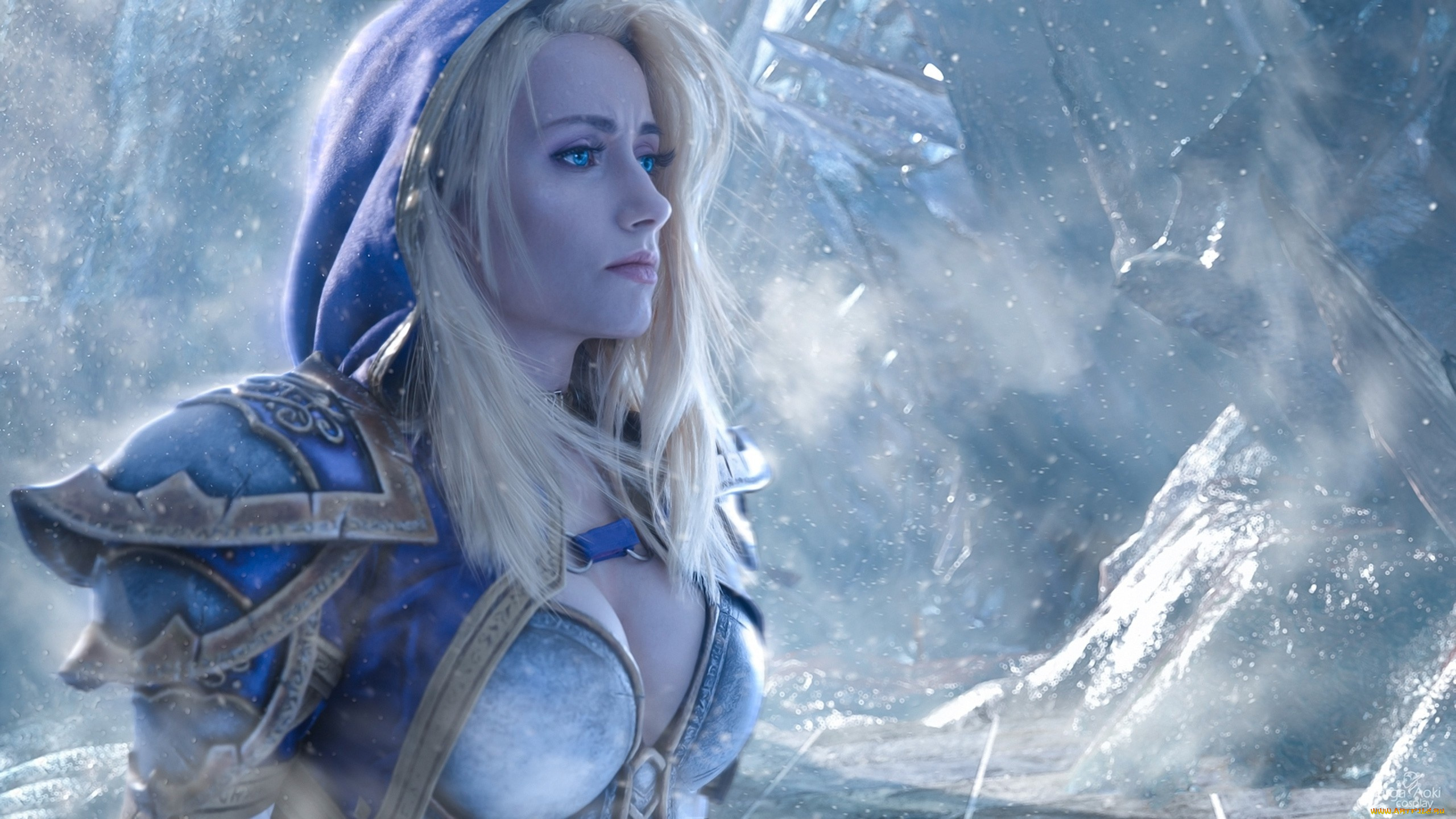 разное, cosplay, , косплей, world, of, warcraft, cosplay, mahou, jaina, proudmoore, blonde, girl, narga, lifestream