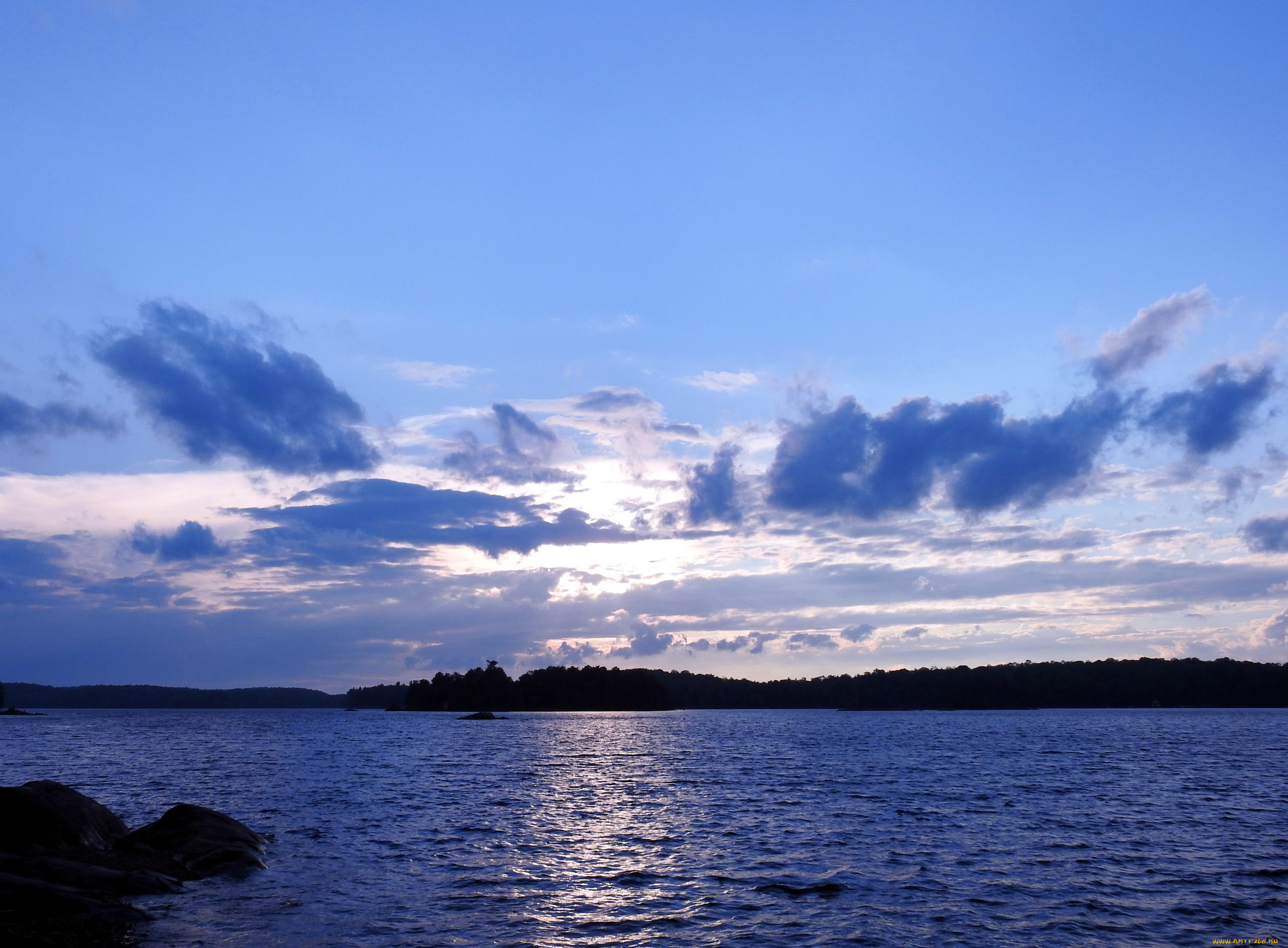 природа, реки, озера, река, простор