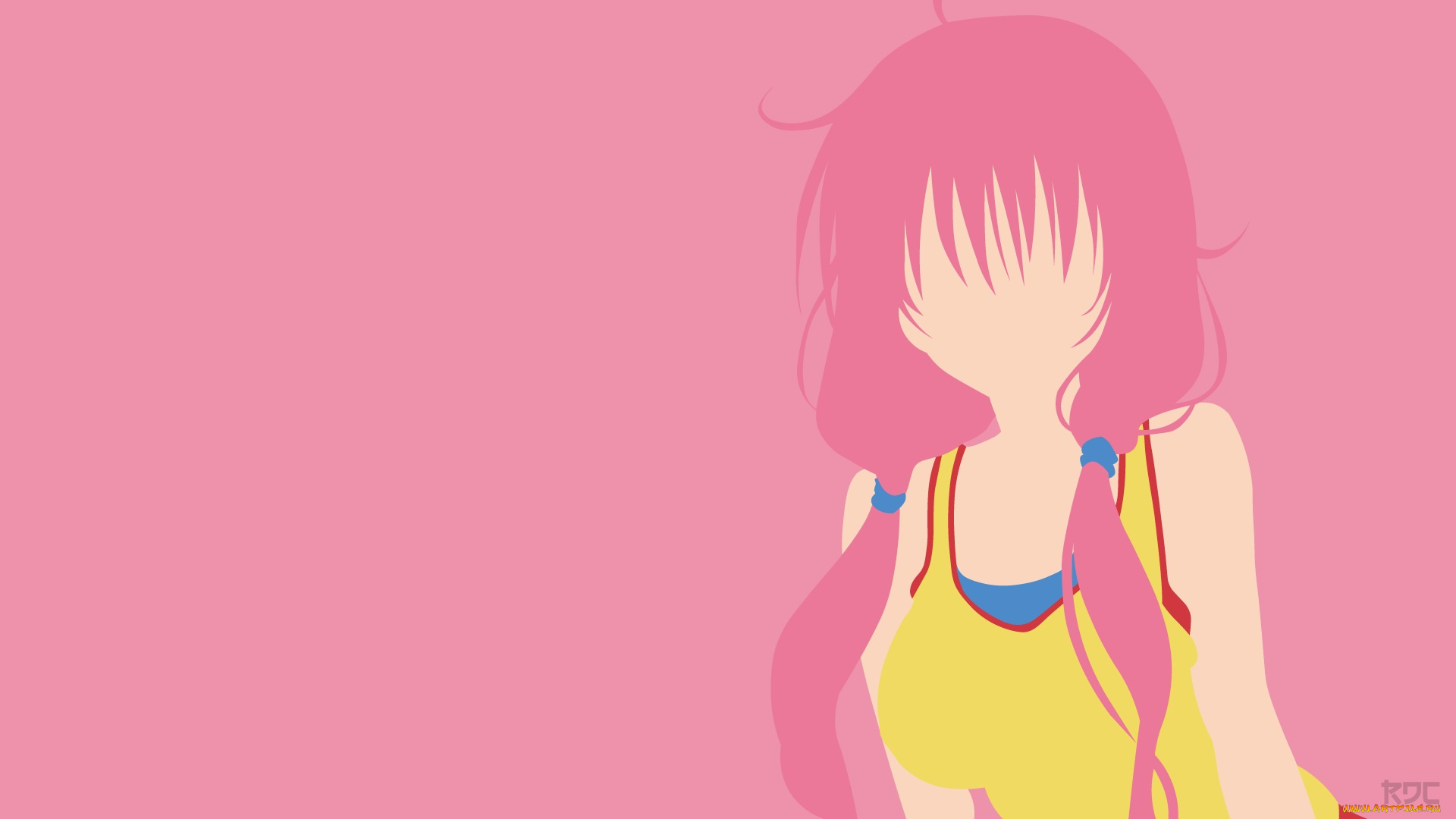 аниме, to, love, ru, фон, взгляд, девушка