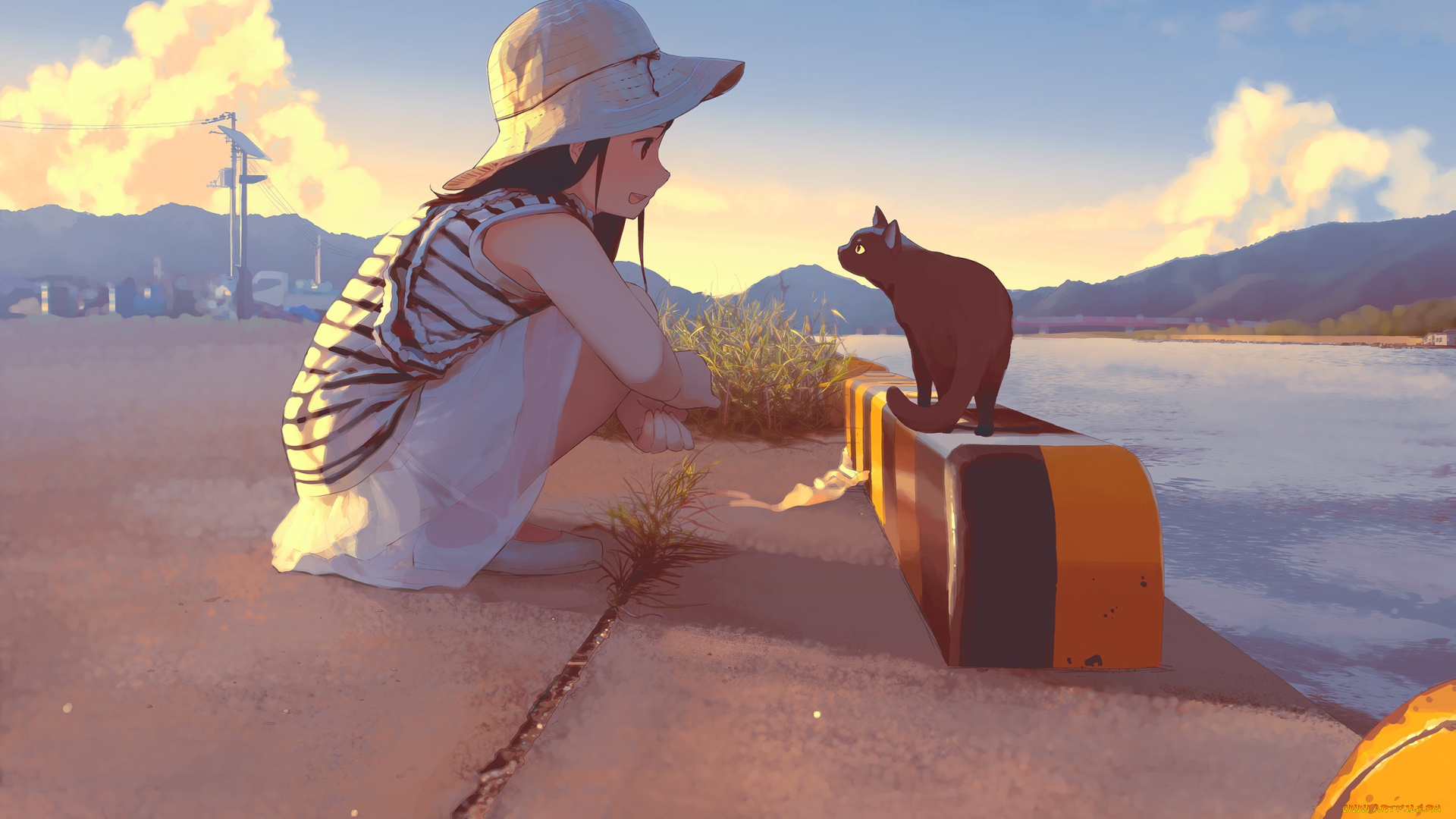 аниме, животные, , существа, morifumi