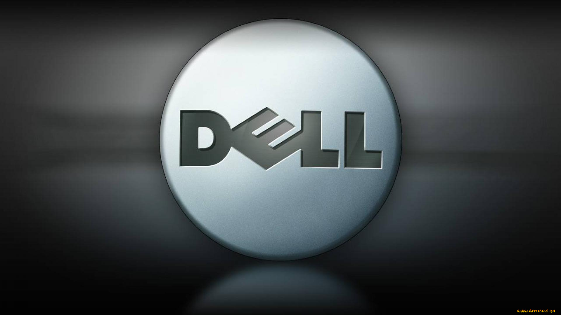 компьютеры, dell, логотип, фон