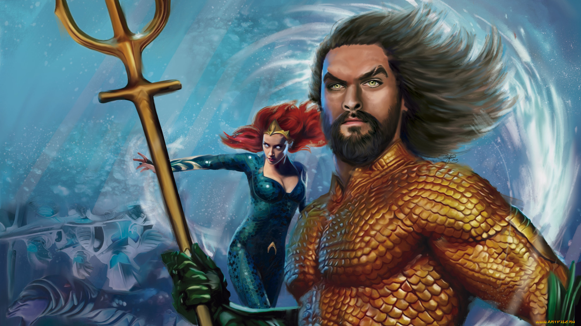рисованное, кино, aquaman