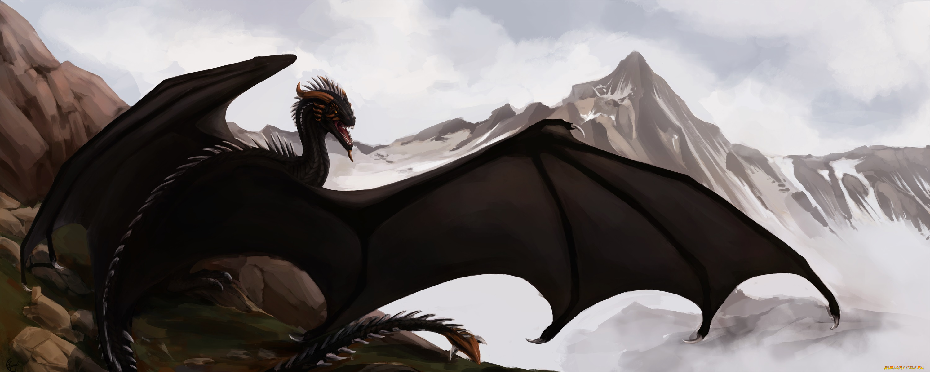 фэнтези, драконы, дракон