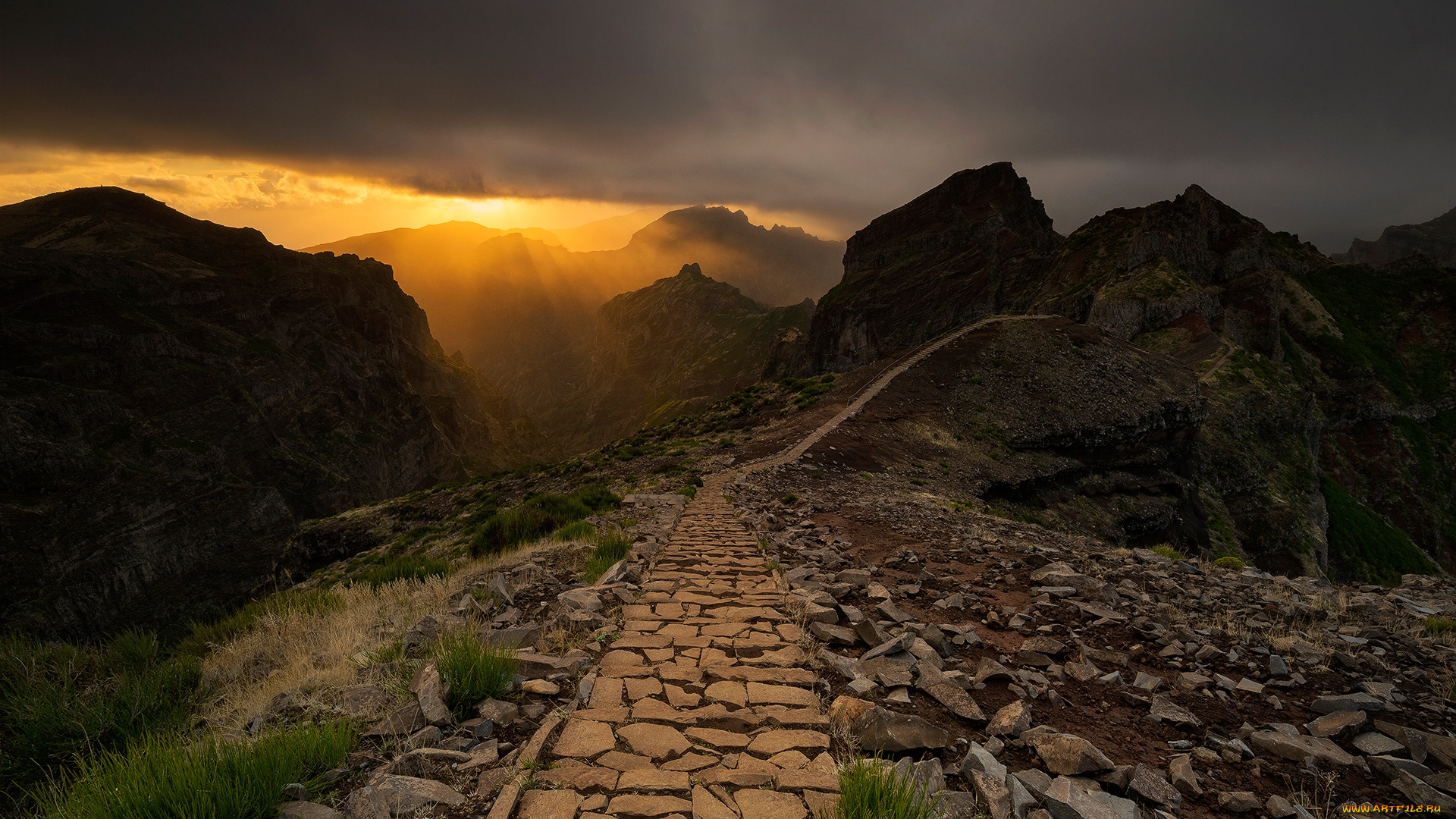 природа, горы, португалия, мадейра