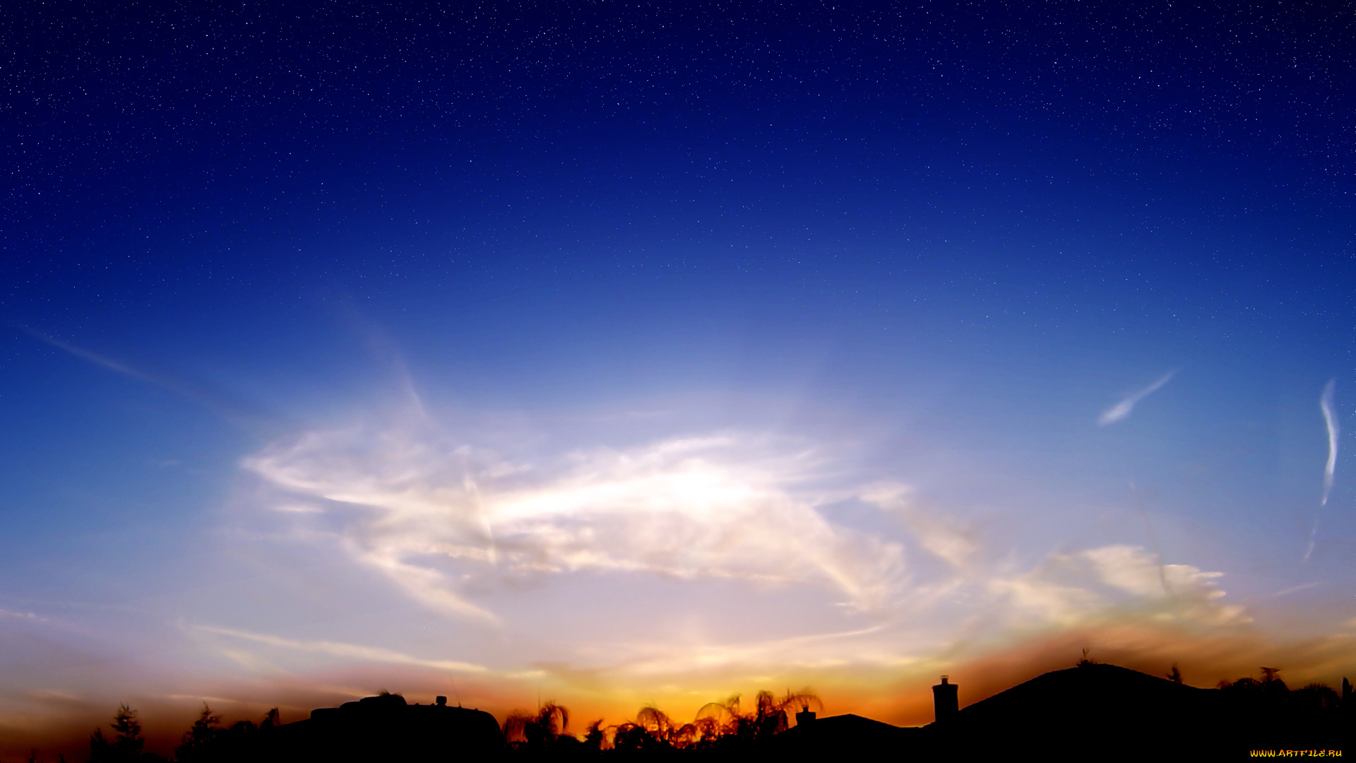 природа, восходы, закаты, небо, звезды, облака, заря