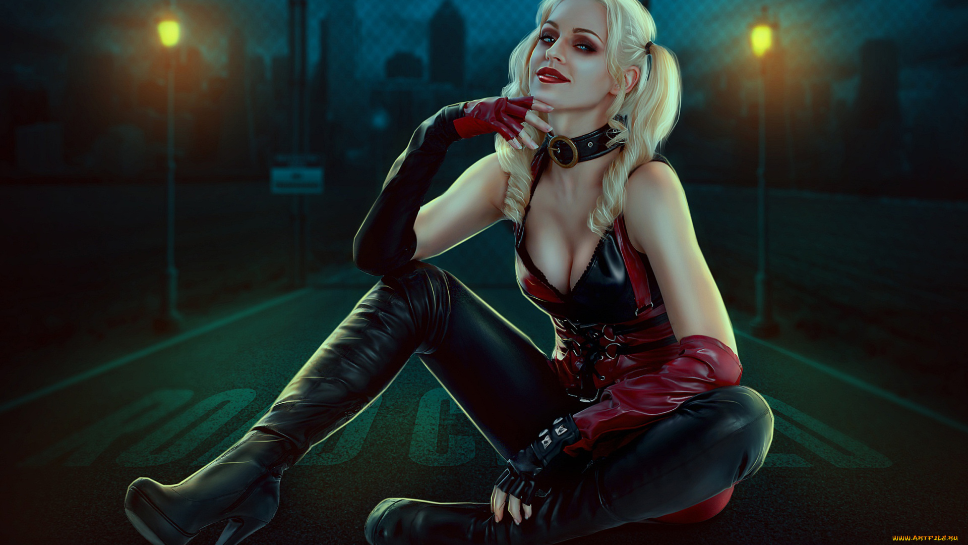 рисованное, комиксы, девушка, фон, взгляд, униформа