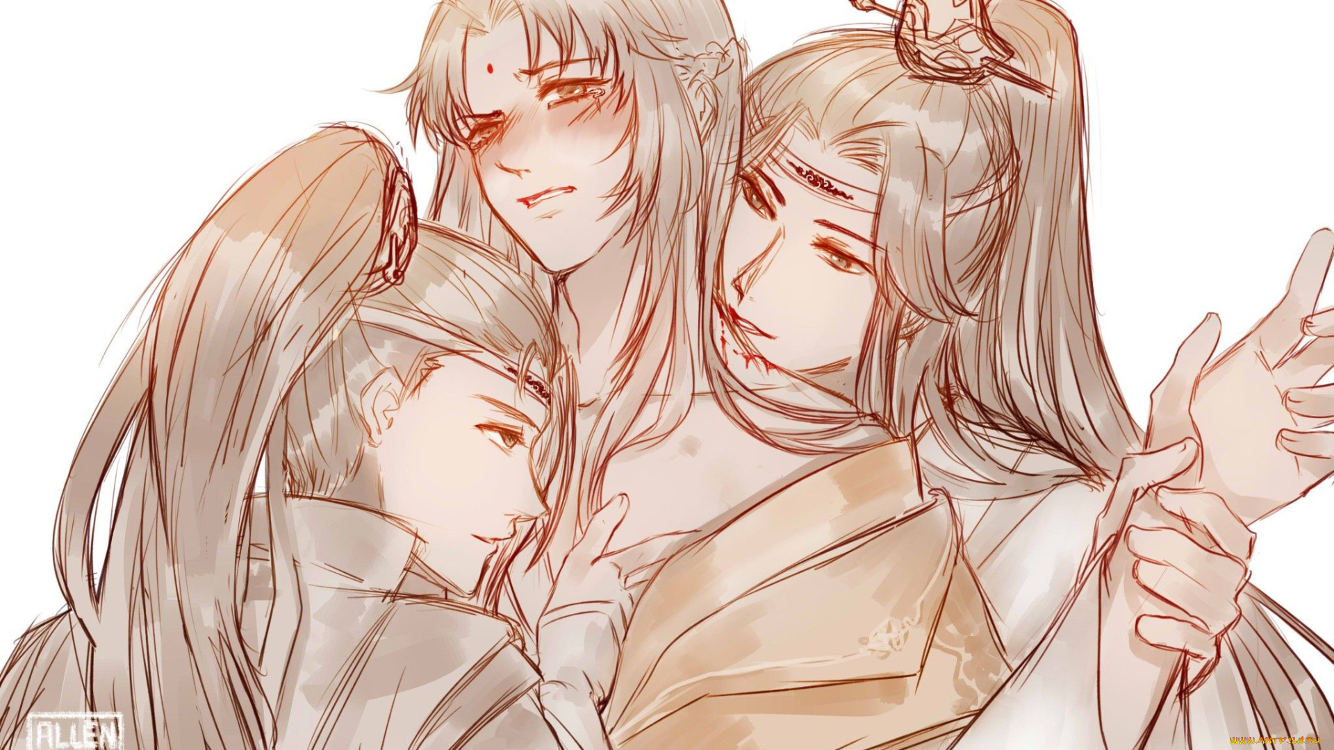 аниме, mo, dao, zu, shi, the, untamed, неукротимый, повелитель, чэньцин, мосян, тунсю, mo, dao, zu, shi, магистр, дьявольского, культа