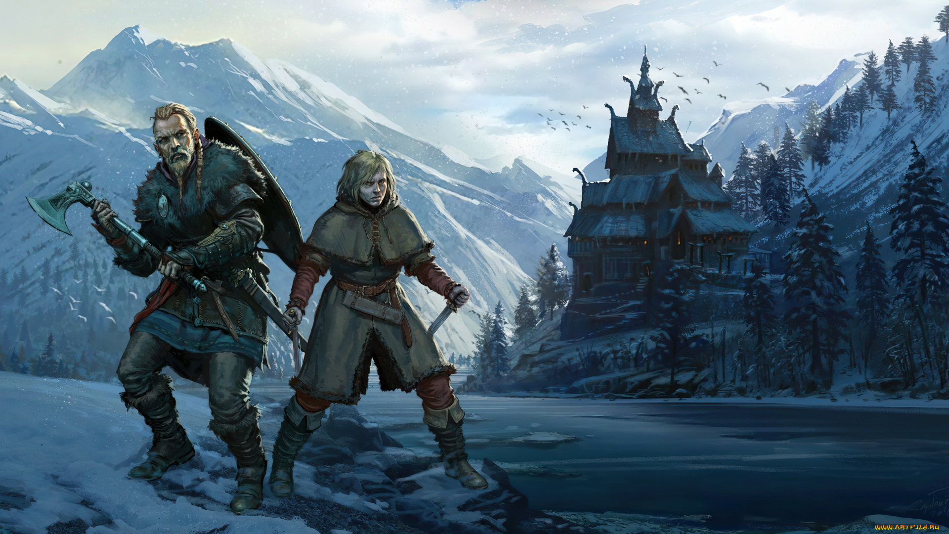 видео, игры, assassin’s, creed, , valhalla, assassin's, creed, valhalla