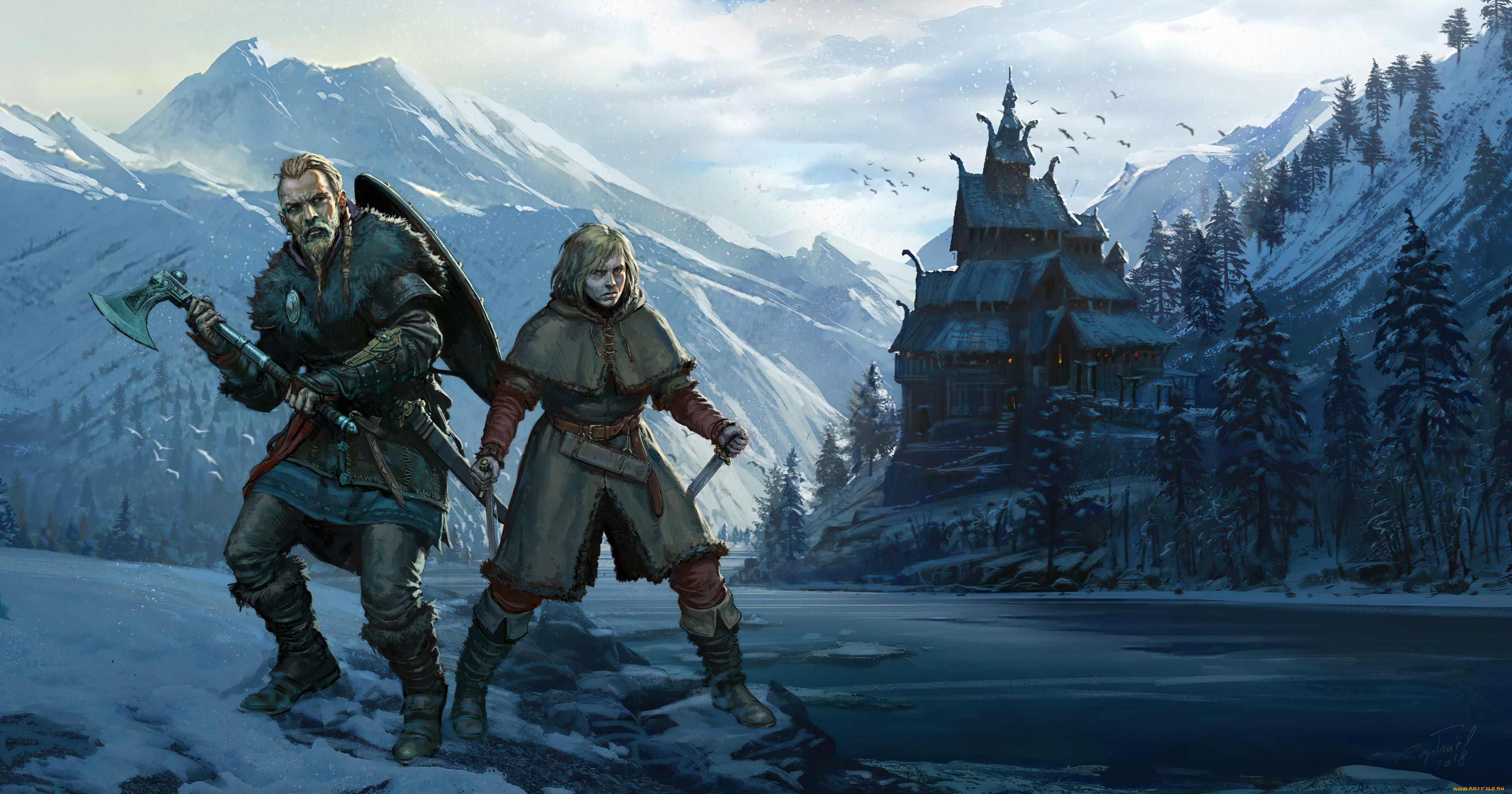 видео, игры, assassin’s, creed, , valhalla, assassin's, creed, valhalla