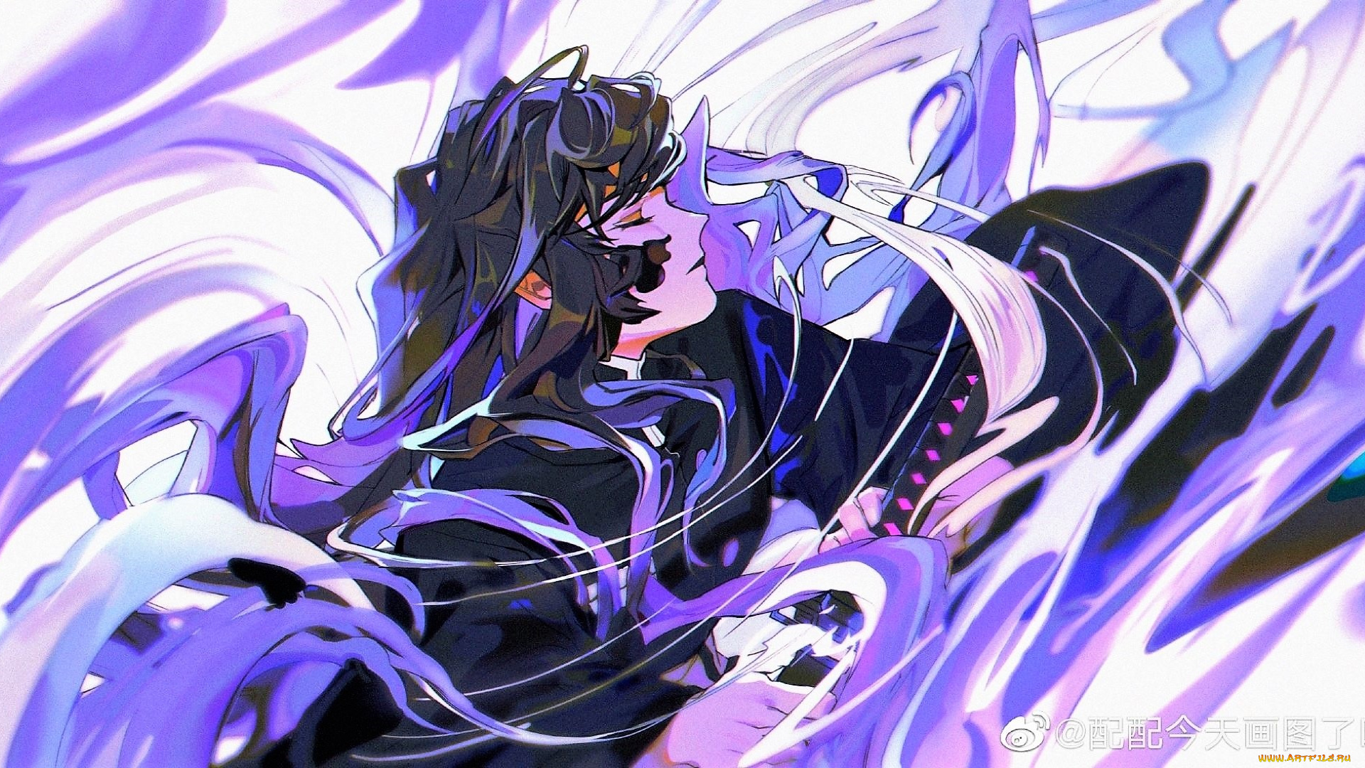 аниме, unknown, , другое, , девушка, меч, магия, ленты