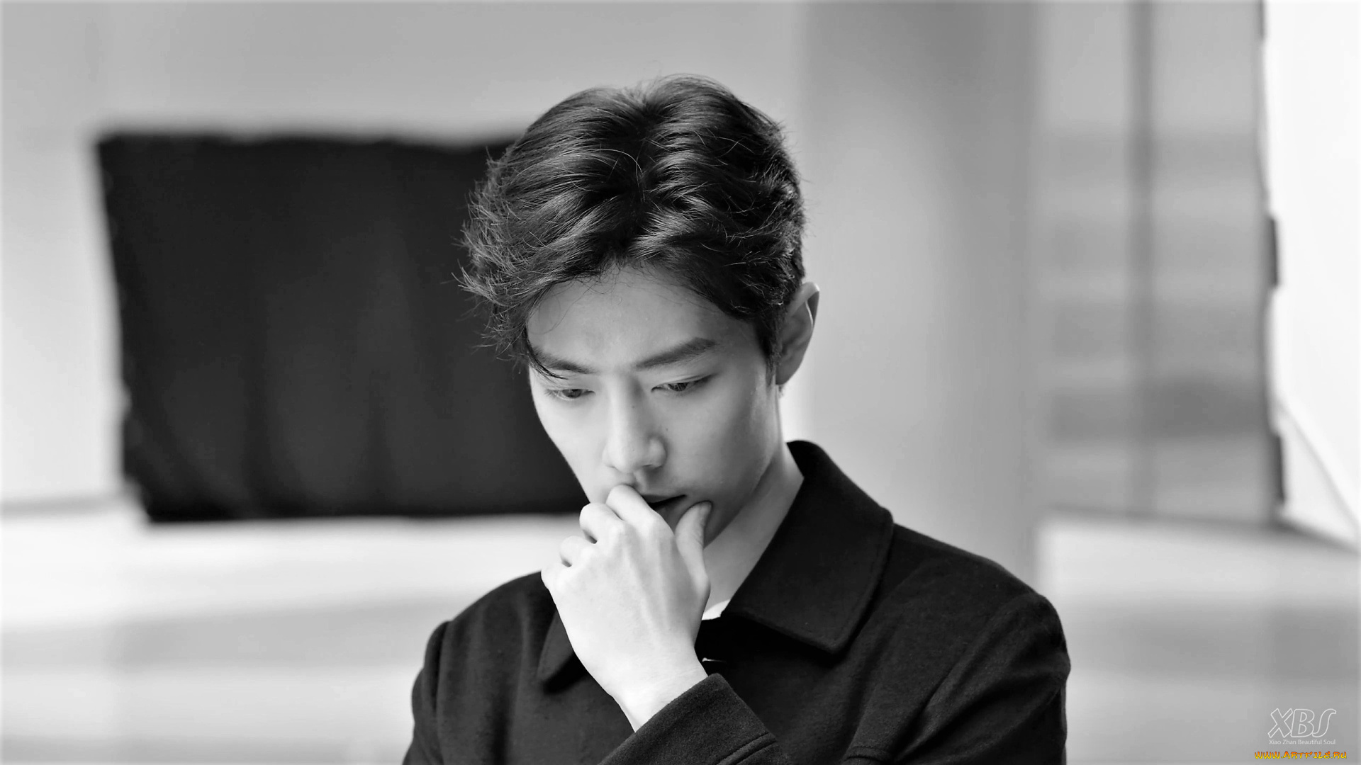 мужчины, xiao, zhan, актер, лицо, рубашка