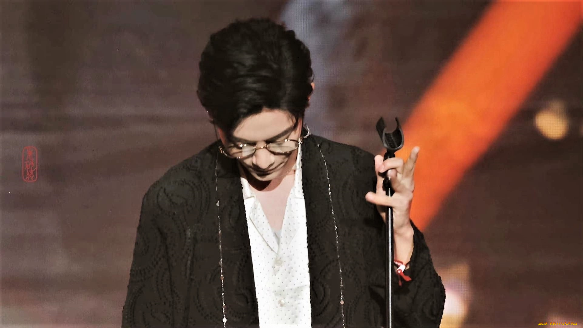 мужчины, xiao, zhan, актер, очки, сцена