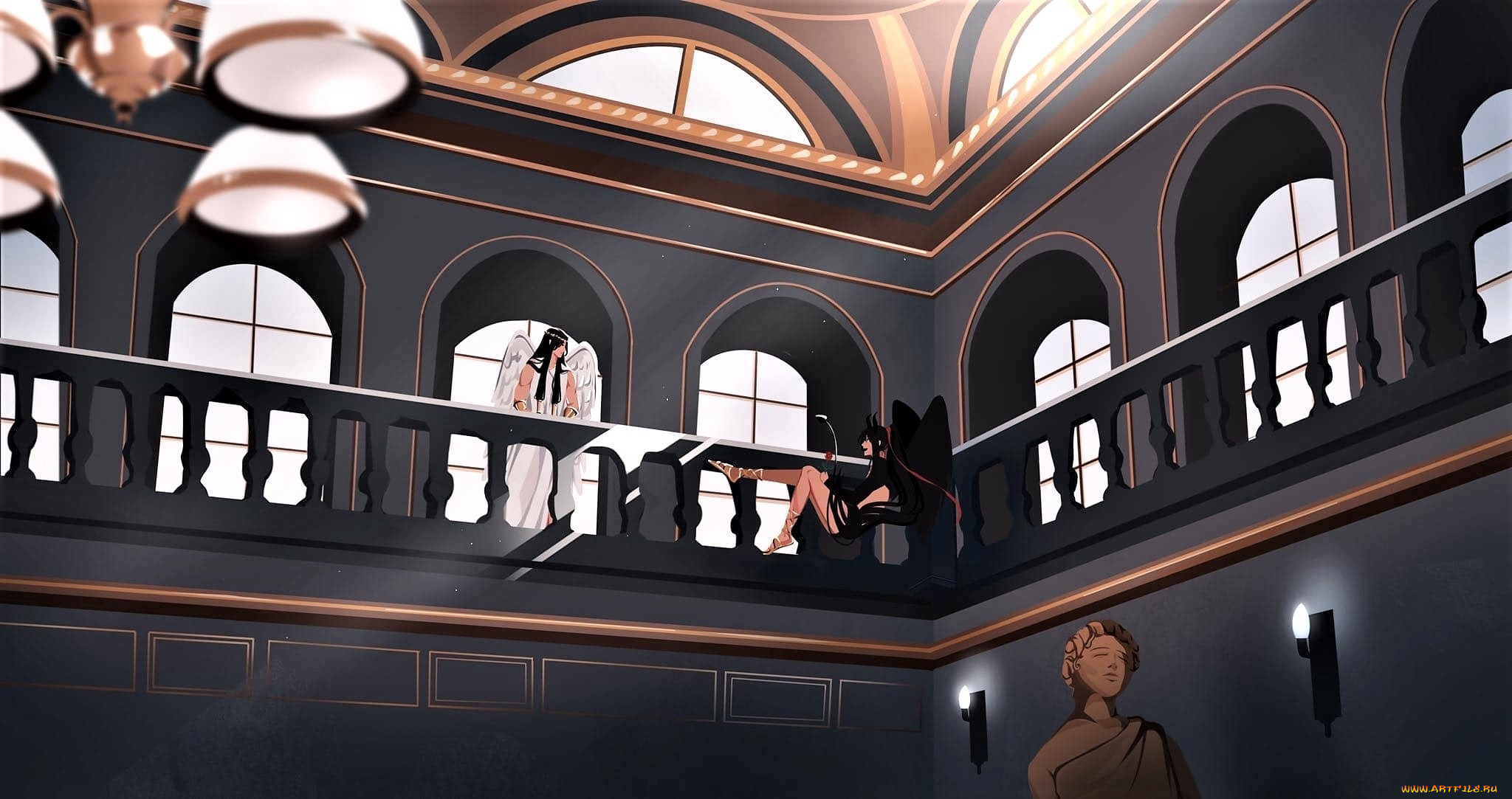 аниме, mo, dao, zu, shi, вэй, усянь, лань, ванцзи, ангел, демон, здание