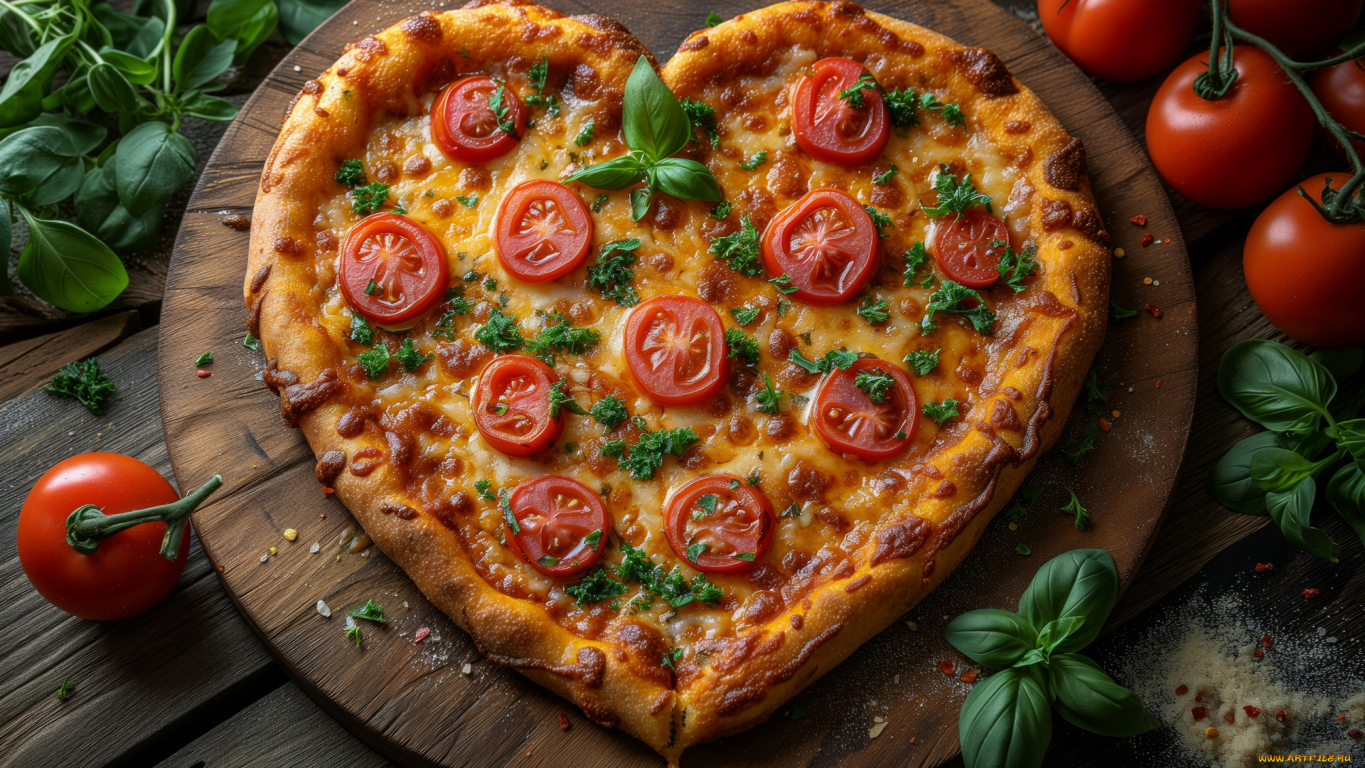 3д, графика, еда-, food, пицца