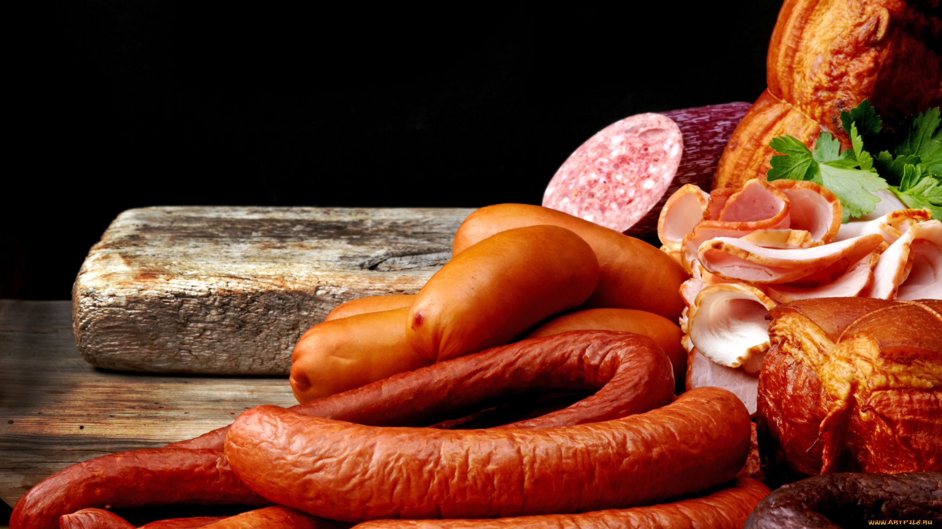 еда, колбасные, изделия, ветчина, колбаса, сардельки