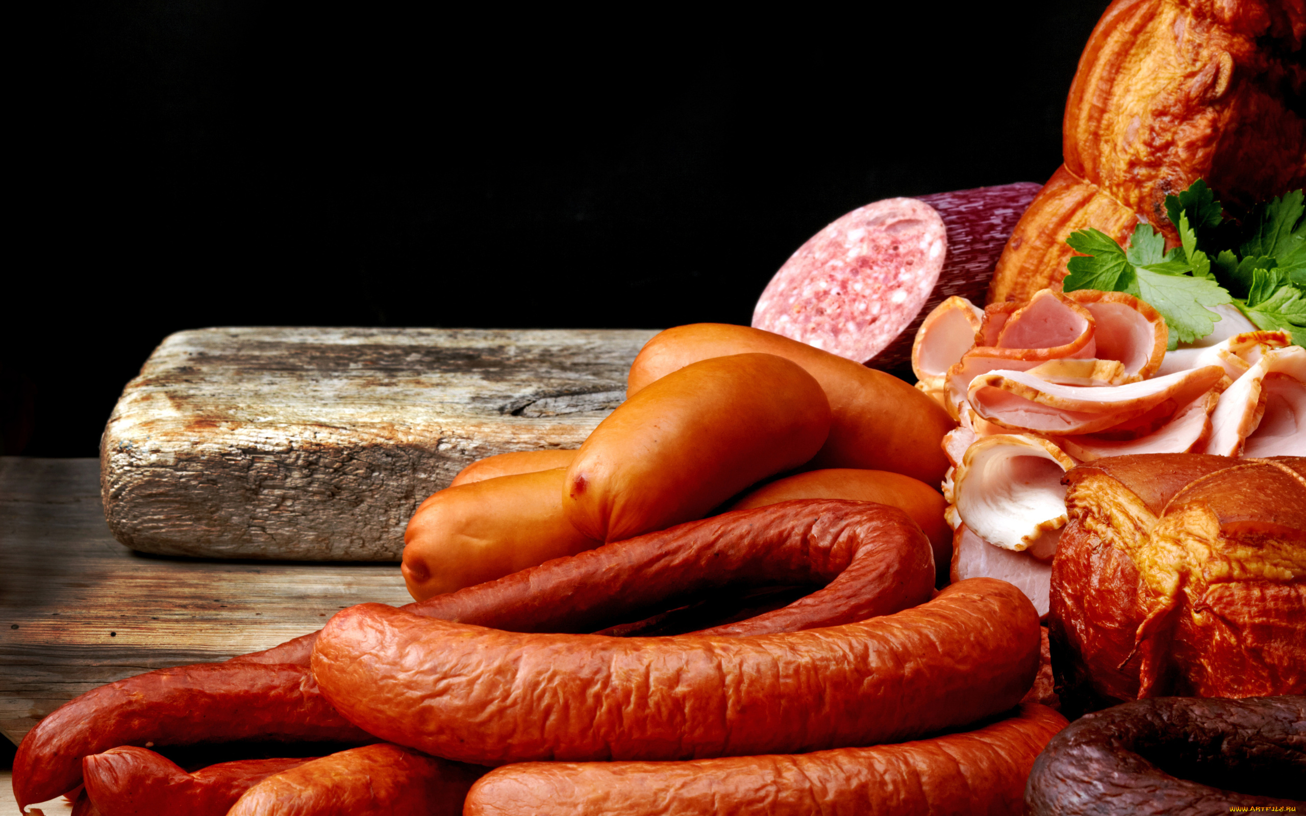 еда, колбасные, изделия, ветчина, колбаса, сардельки