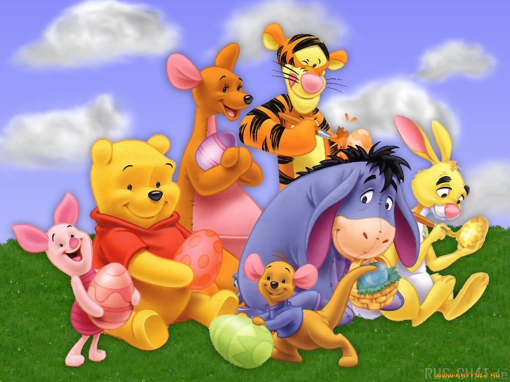 мультфильмы, winnie, the, pooh