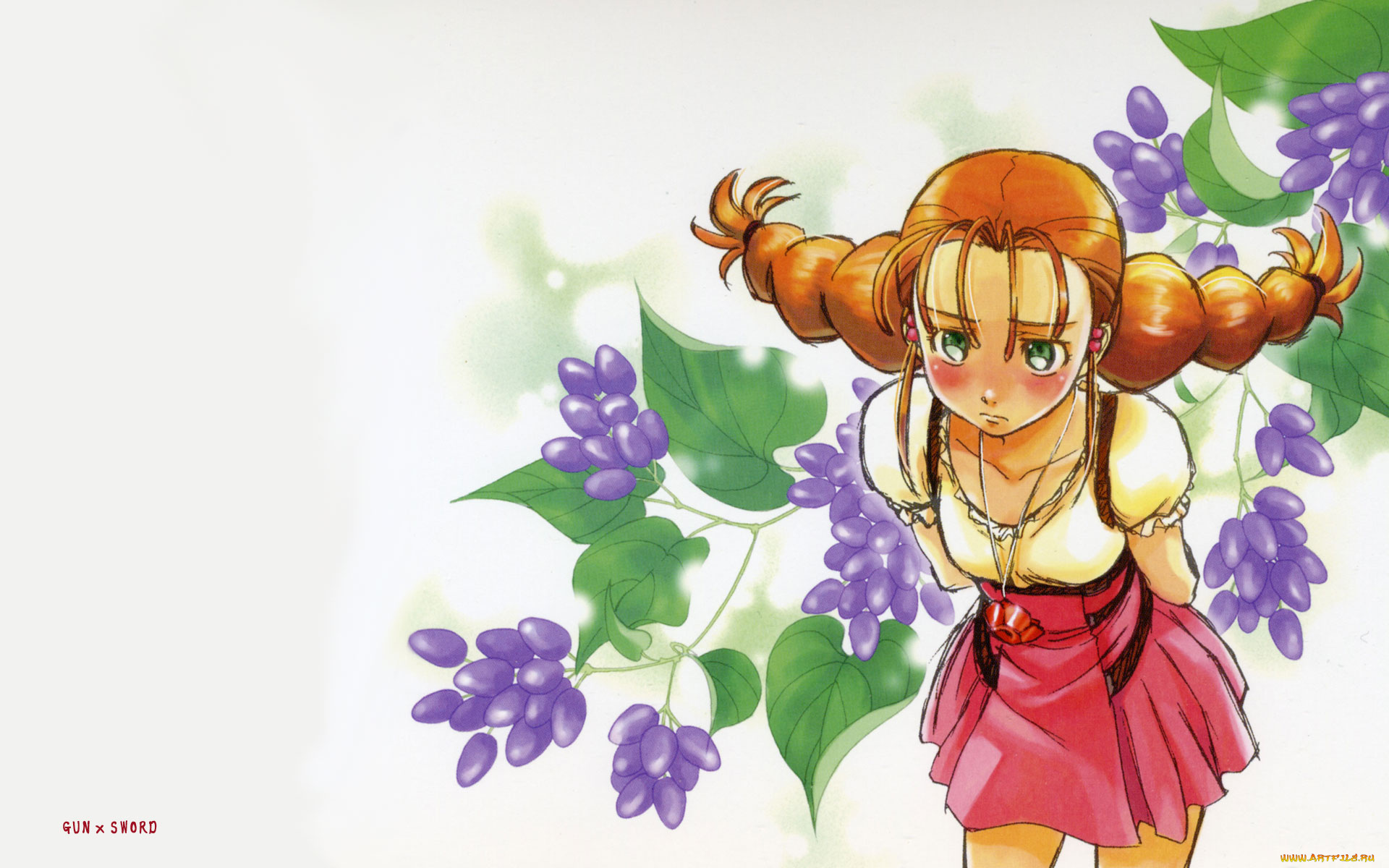 аниме, gun, sword