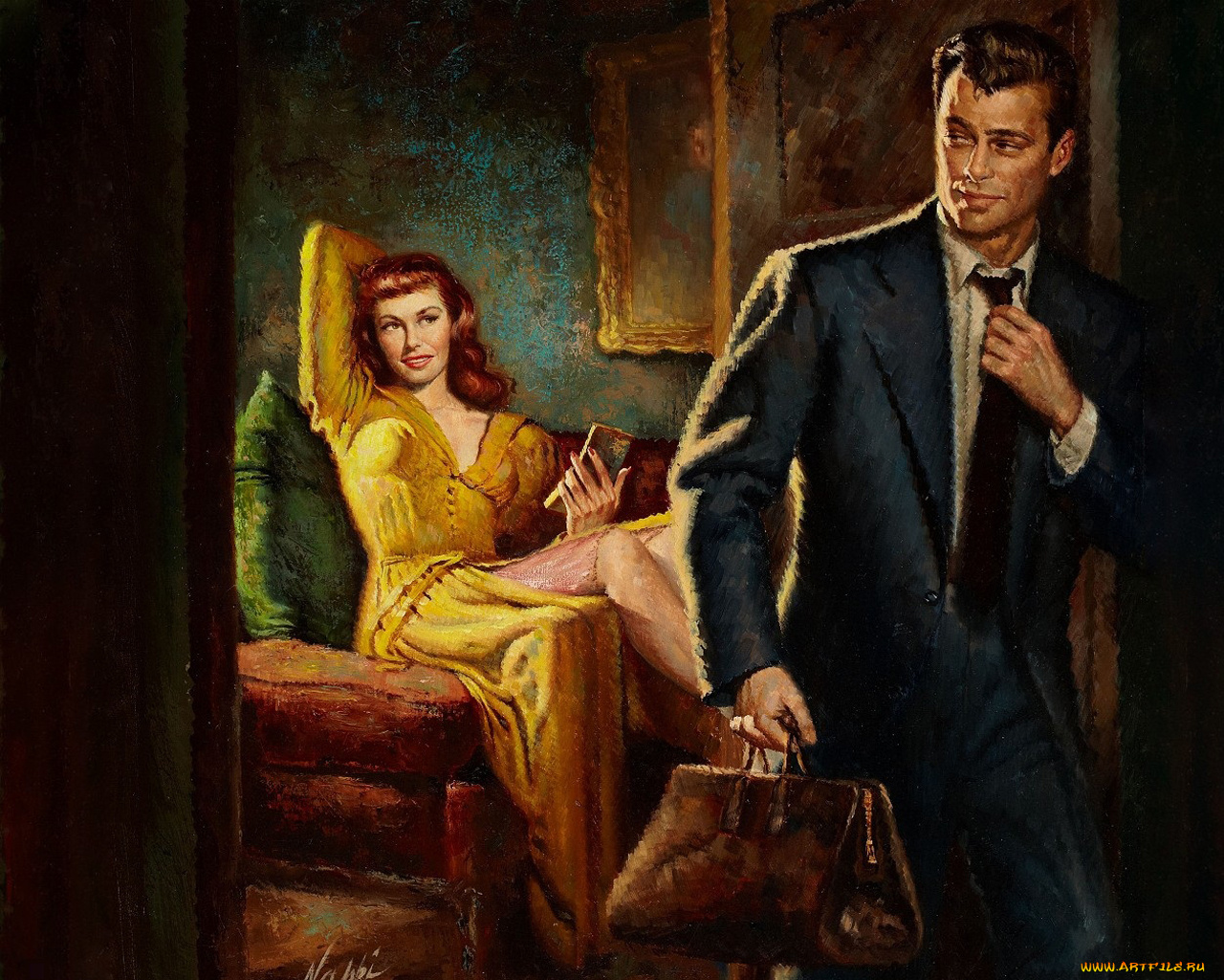 рисованные, люди