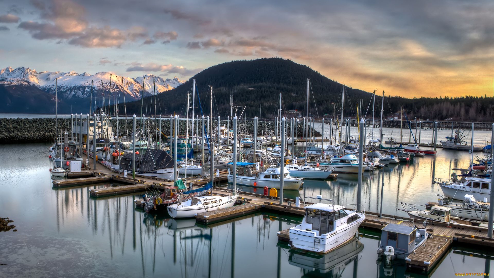 корабли, порты, причалы