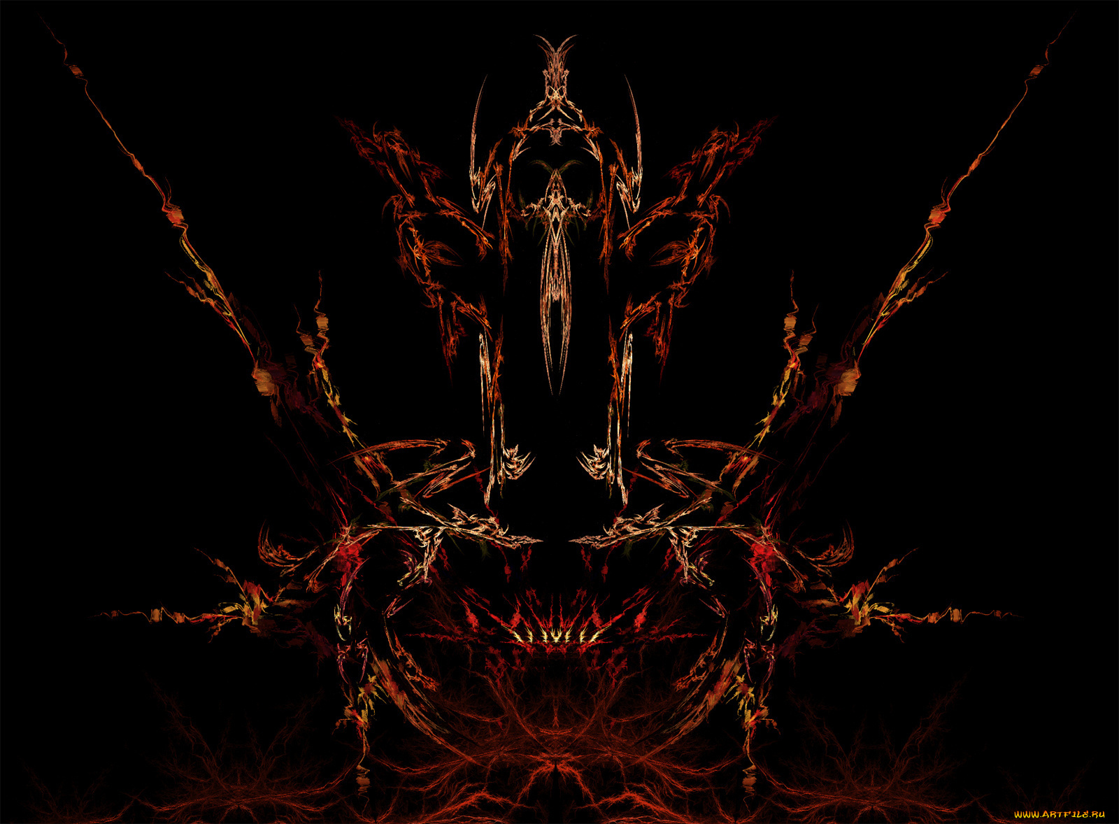 3д, графика, fractal, фракталы, фон, узор