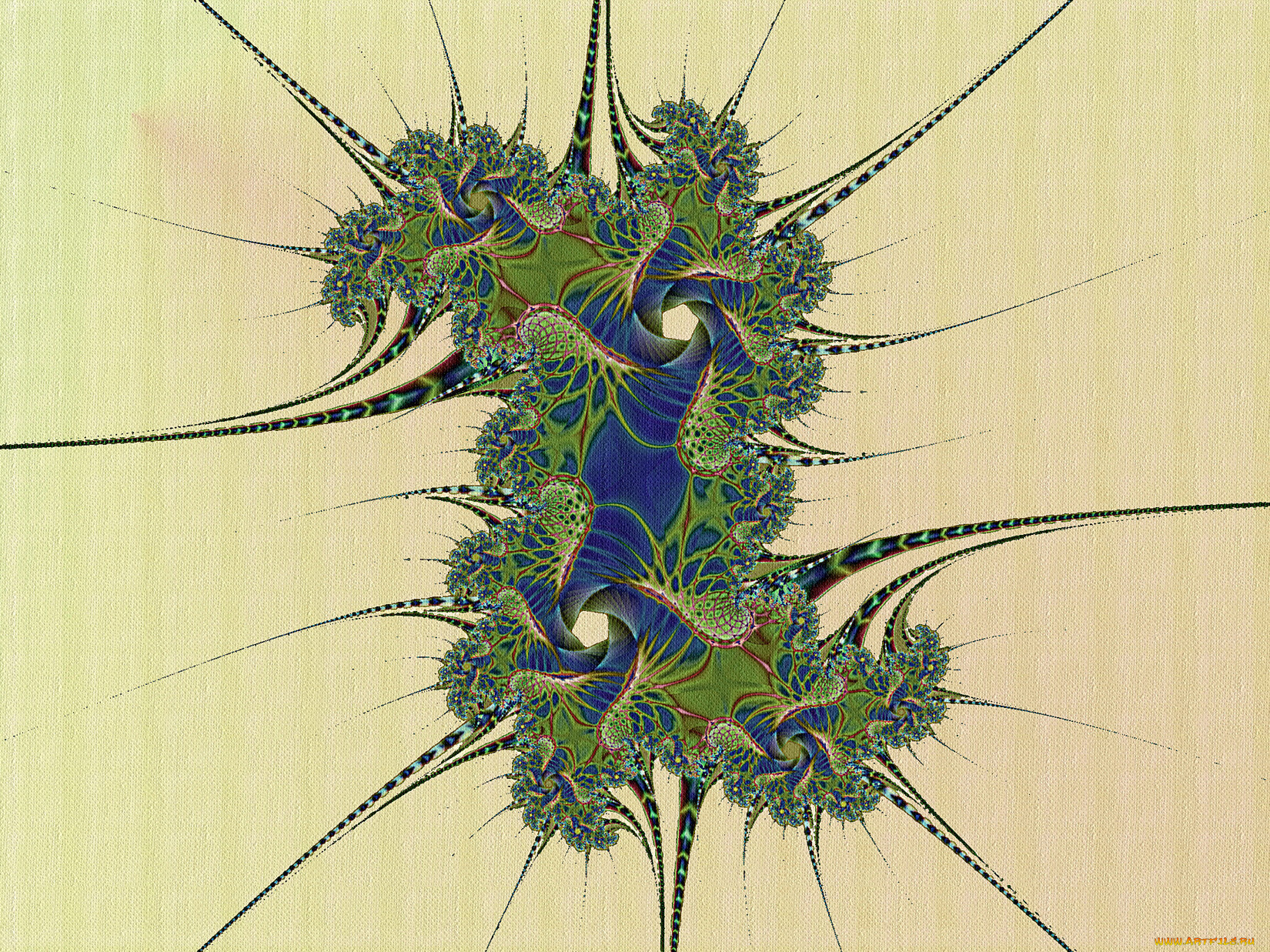 3д, графика, fractal, фракталы, фон, узор