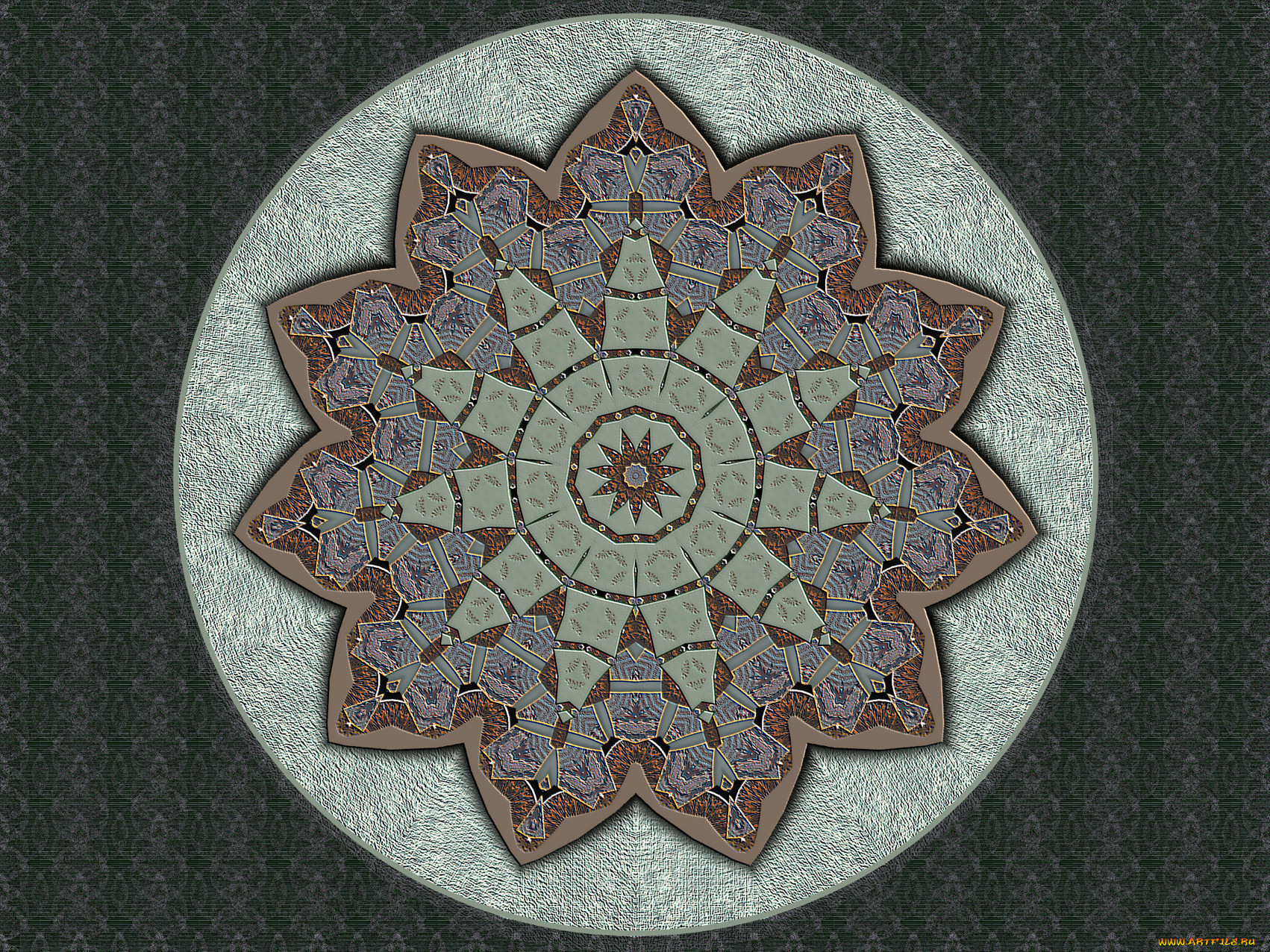 3д, графика, fractal, фракталы, фон, узор