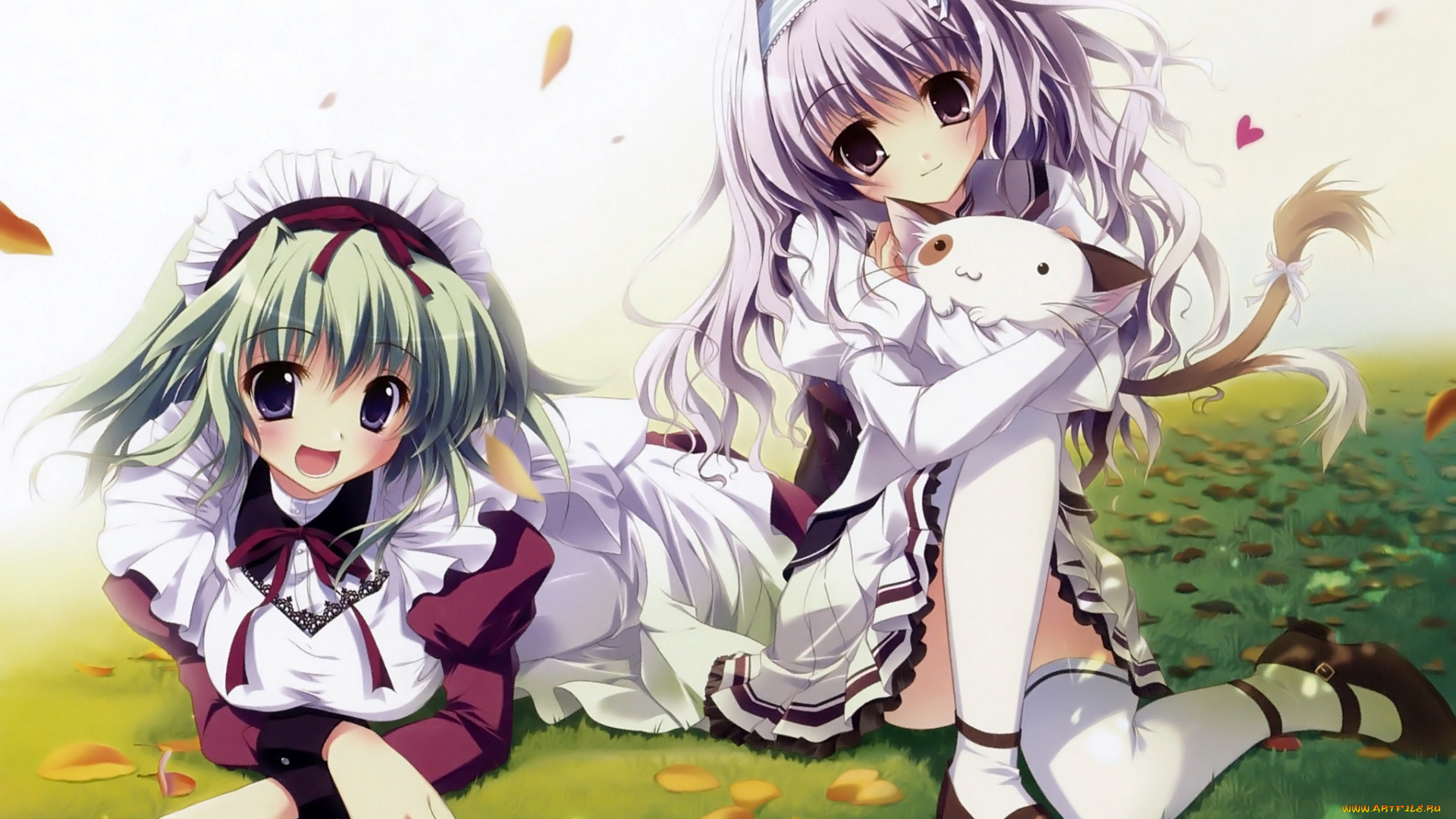 аниме, mashiro, iro, symphony, девушки