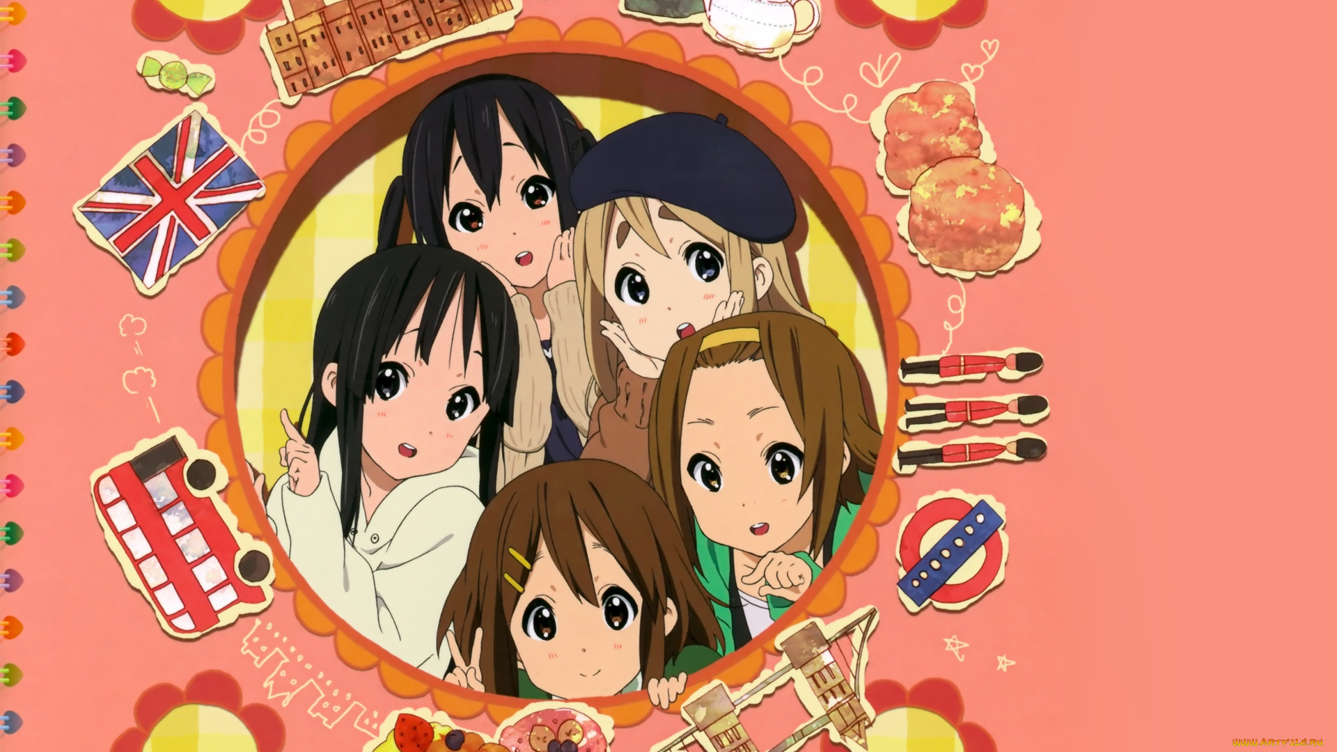 аниме, on, девушки