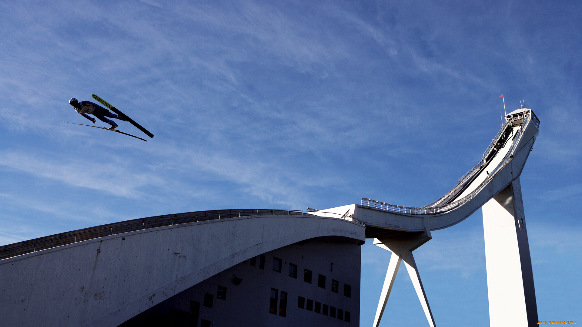 спорт, лыжный, трамплин